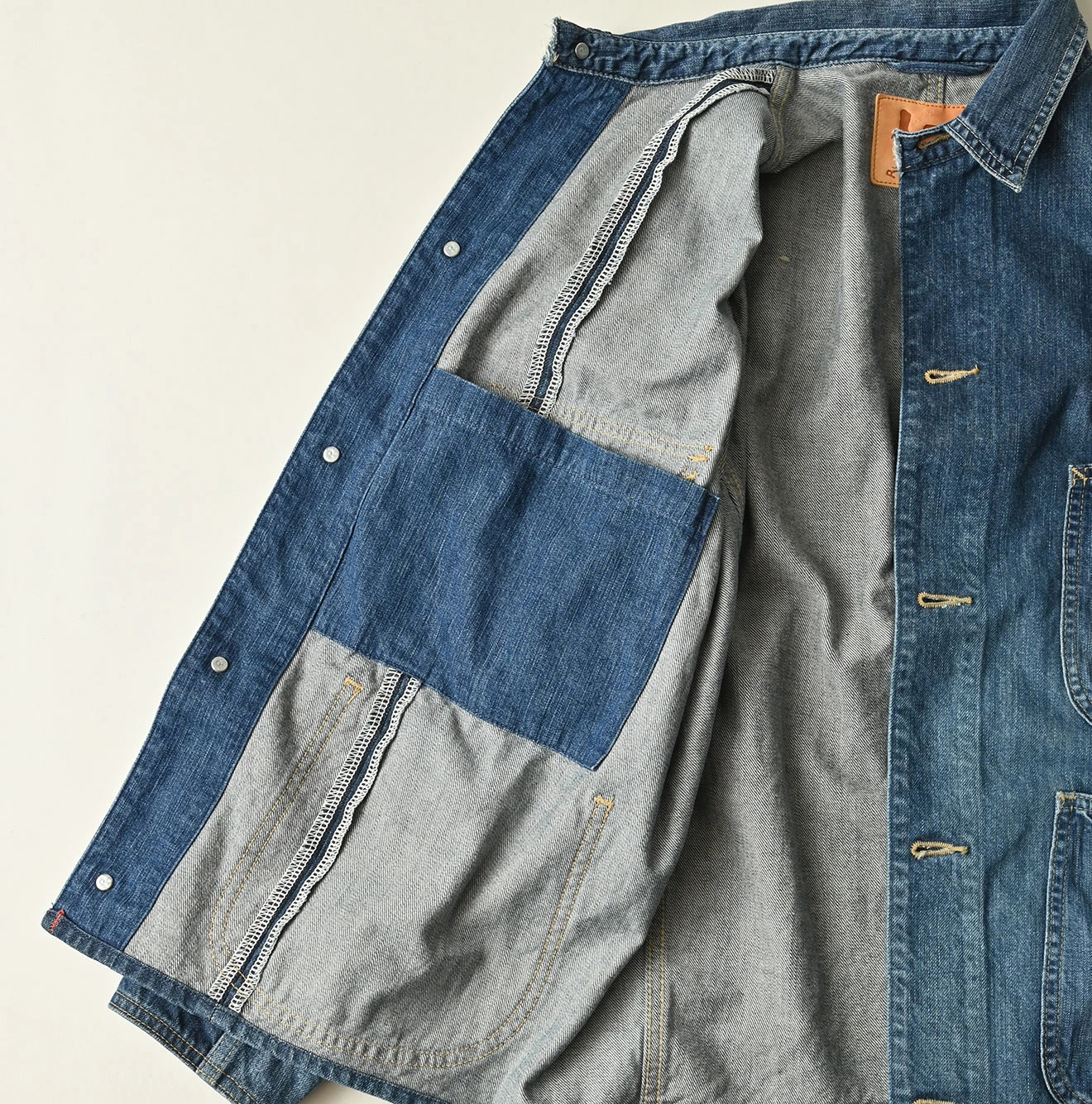 45R(フォーティファイブアール) |ヒッピーパッチワークの908オーシャンカバーオール（重）