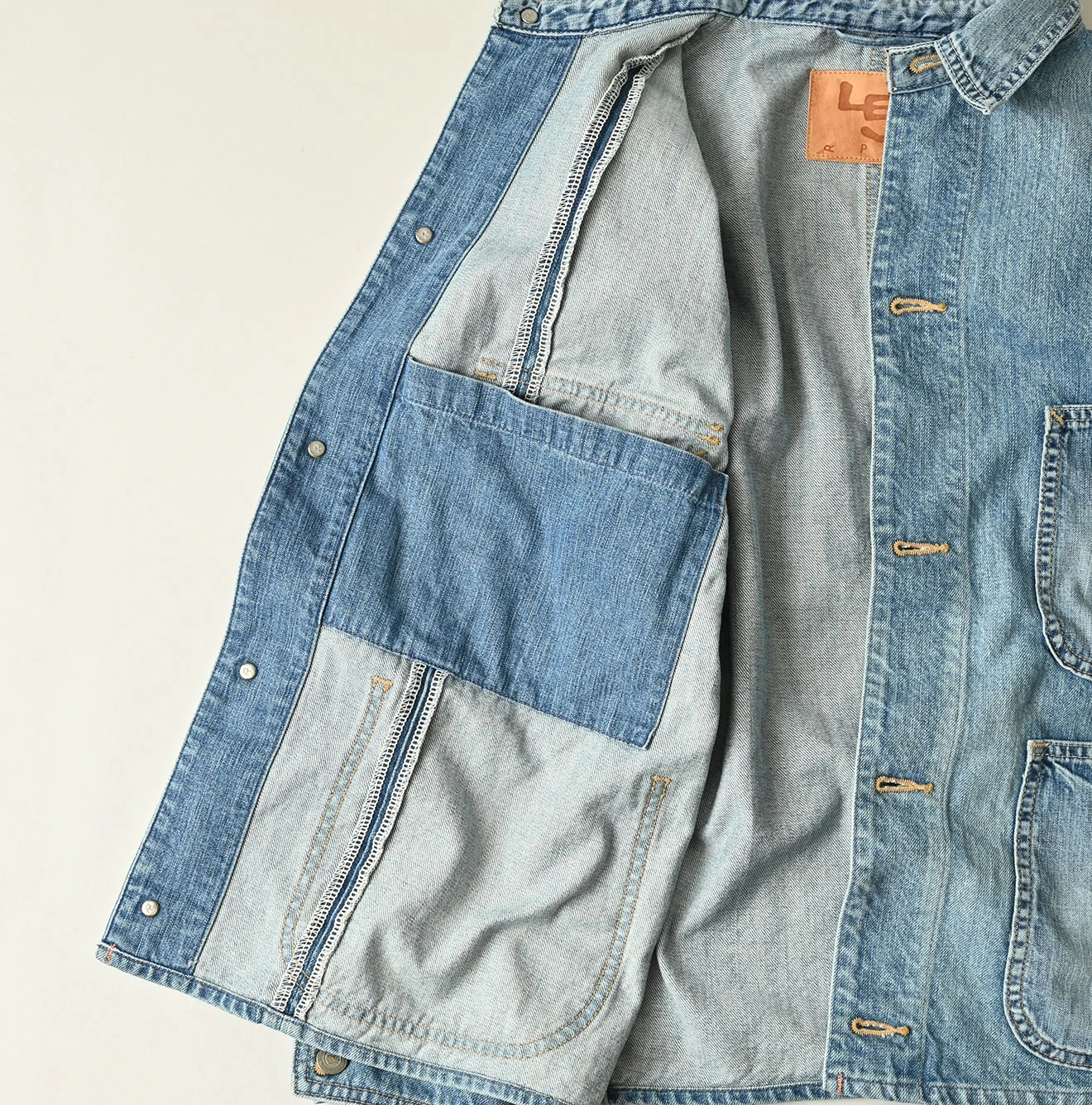 45R(フォーティファイブアール) |ヒッピーパッチワークの908オーシャンカバーオール（清）