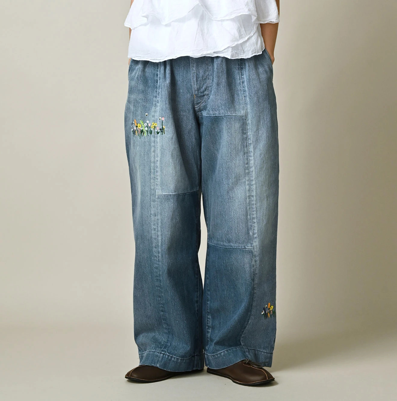 45R(フォーティファイブアール) |ヒッピーパッチワークのシャルロットバギー（清）