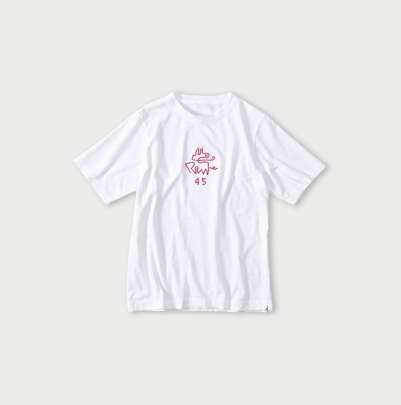 45R(フォーティファイブアール) |ナスッピー刺繍の908Tシャツ