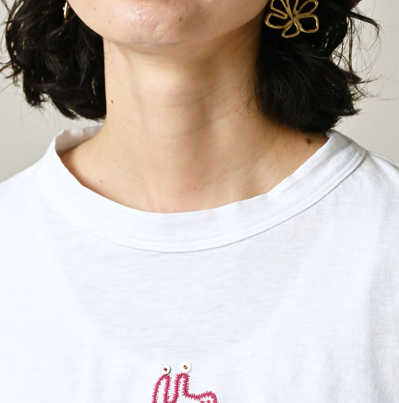 45R(フォーティファイブアール) |ナスッピー刺繍の908Tシャツ