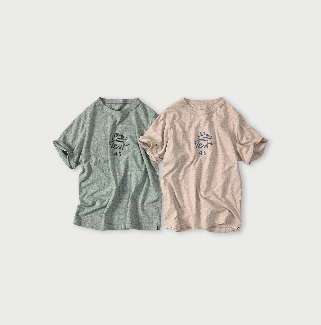 45R 前後で柄の違うタンクトップ 45R（フォーティファイブアール）| ナスッピー刺繍の908Tシャツ