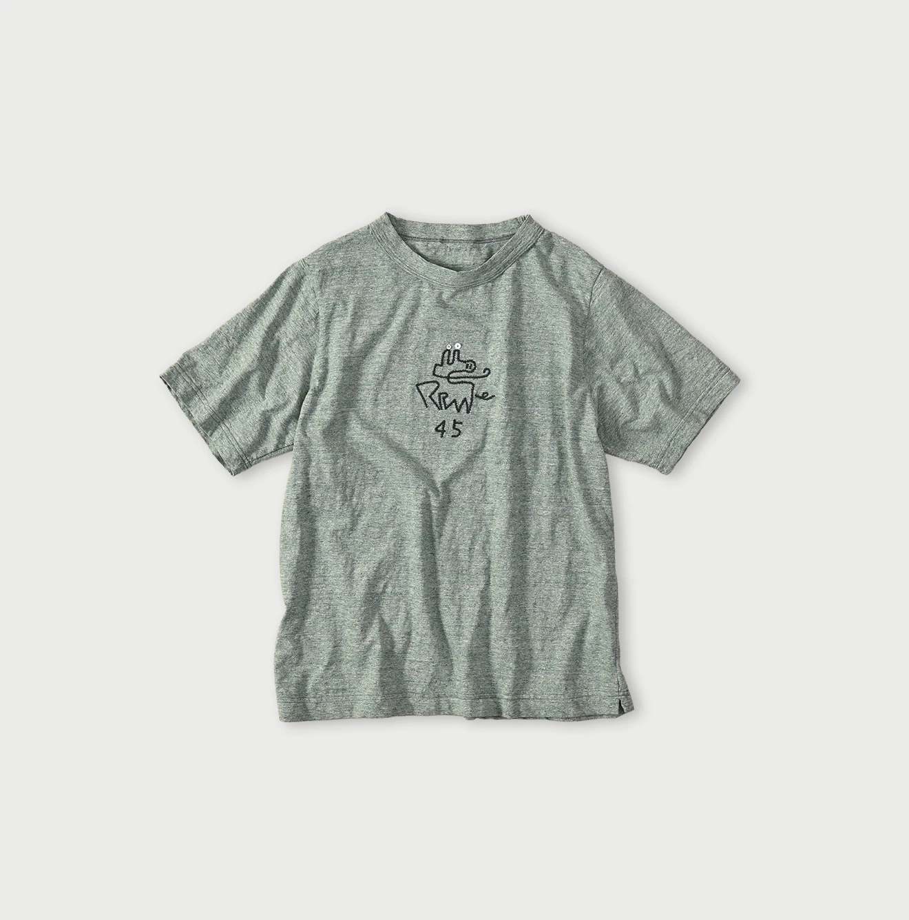 45R(フォーティファイブアール) |ナスッピー刺繍の908Tシャツ（トップ）