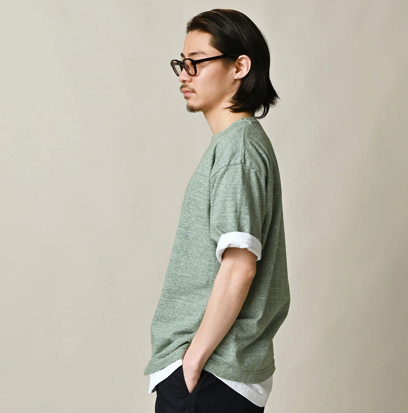 45R(フォーティファイブアール) |ナスッピー刺繍の908Tシャツ（トップ）