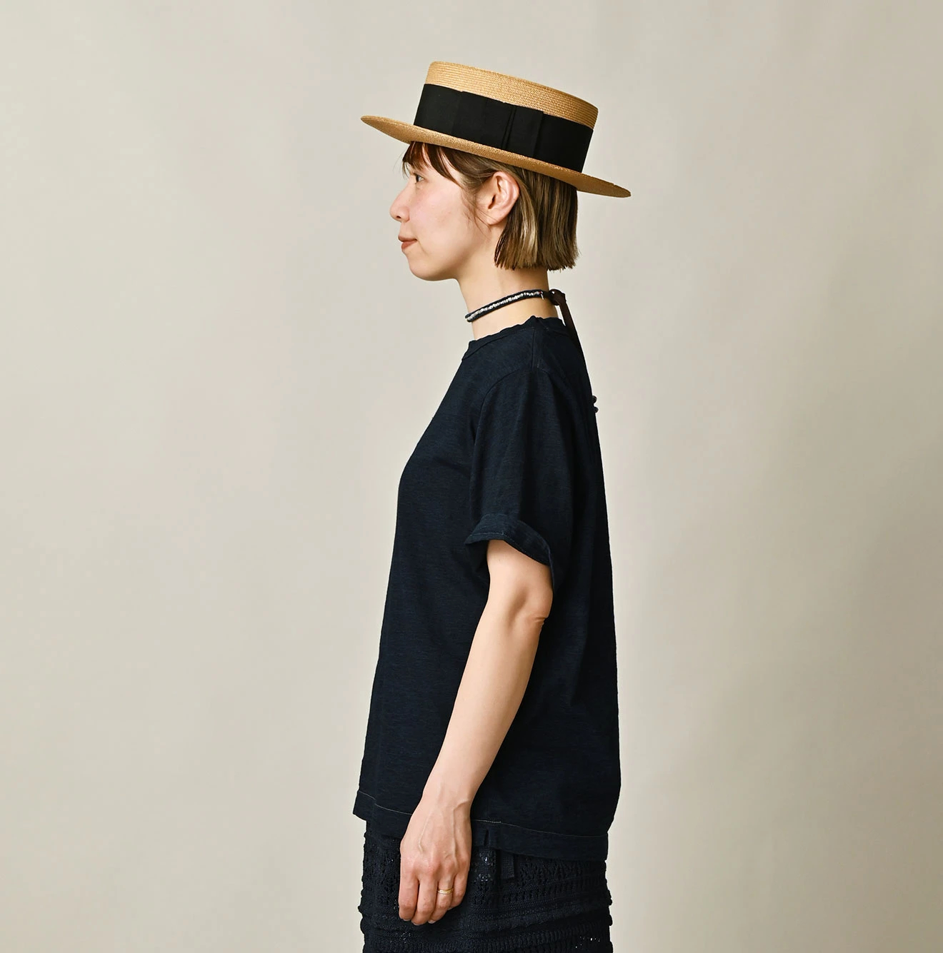 45R（フォーティファイブアール）| ナスッピー刺繍の908Tシャツ