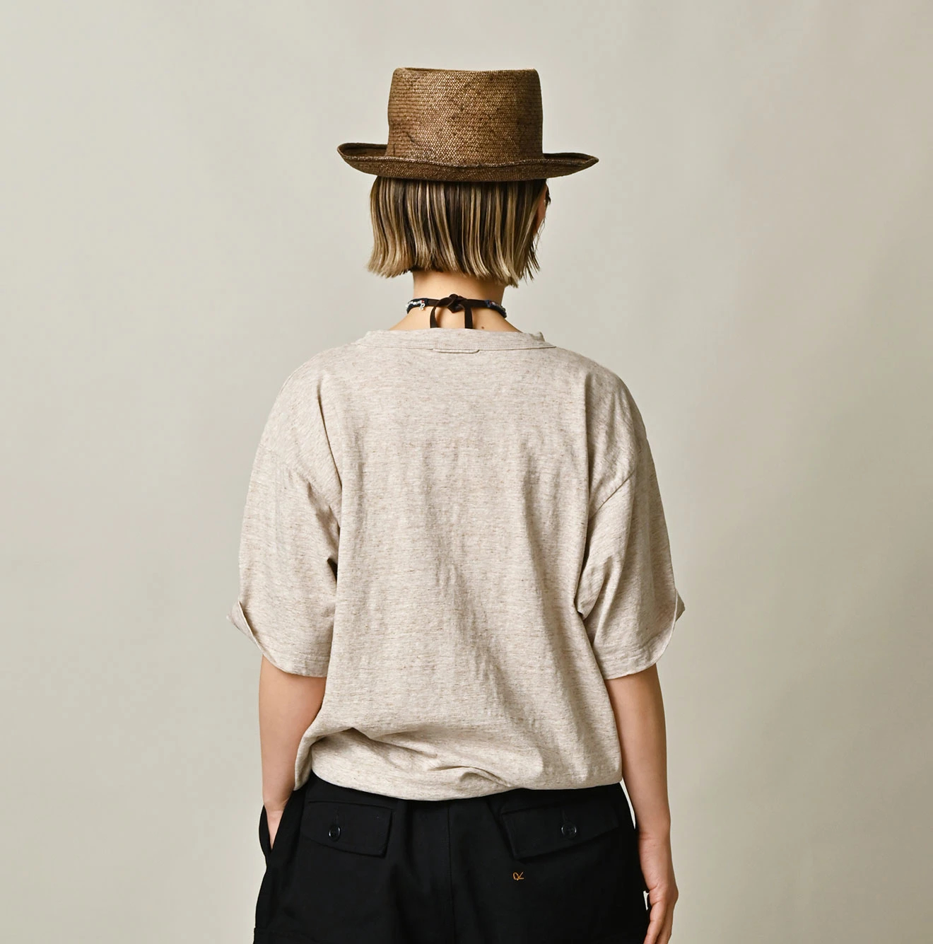 45R(フォーティファイブアール) |ナスッピープリントの908オーシャンTシャツ（トップ）