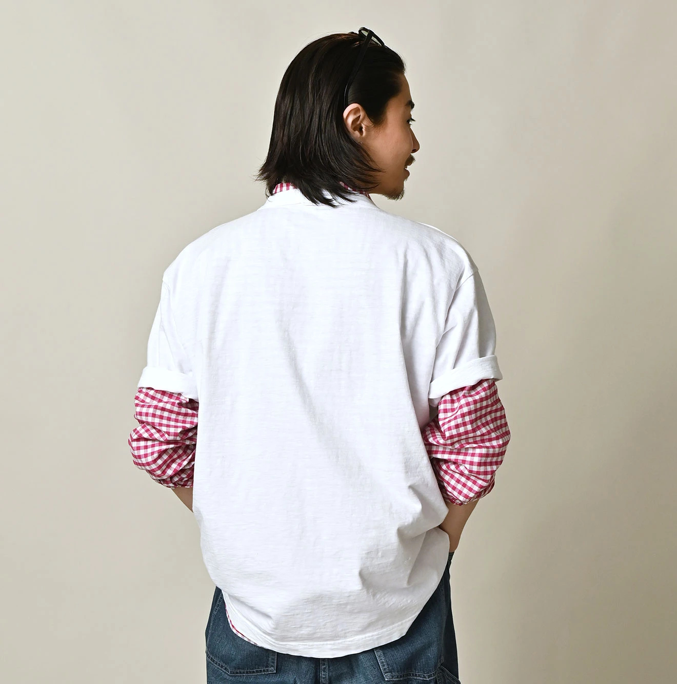 45R(フォーティファイブアール) |ナスッピープリントの908オーシャンTシャツ