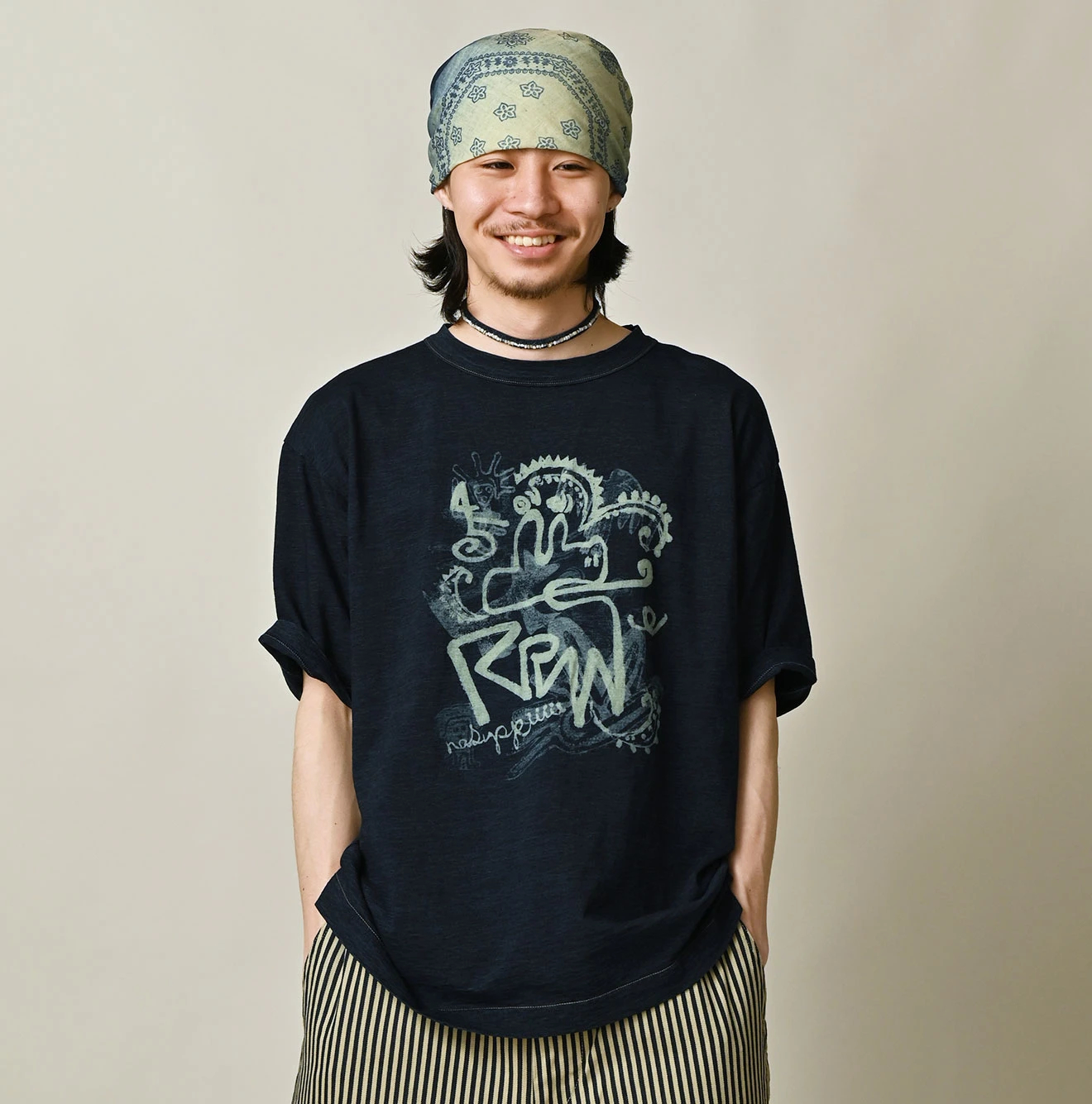 45R 908オーシャンTシャツ③ 45R（フォーティファイブアール）| ナスッピープリントの908オーシャン