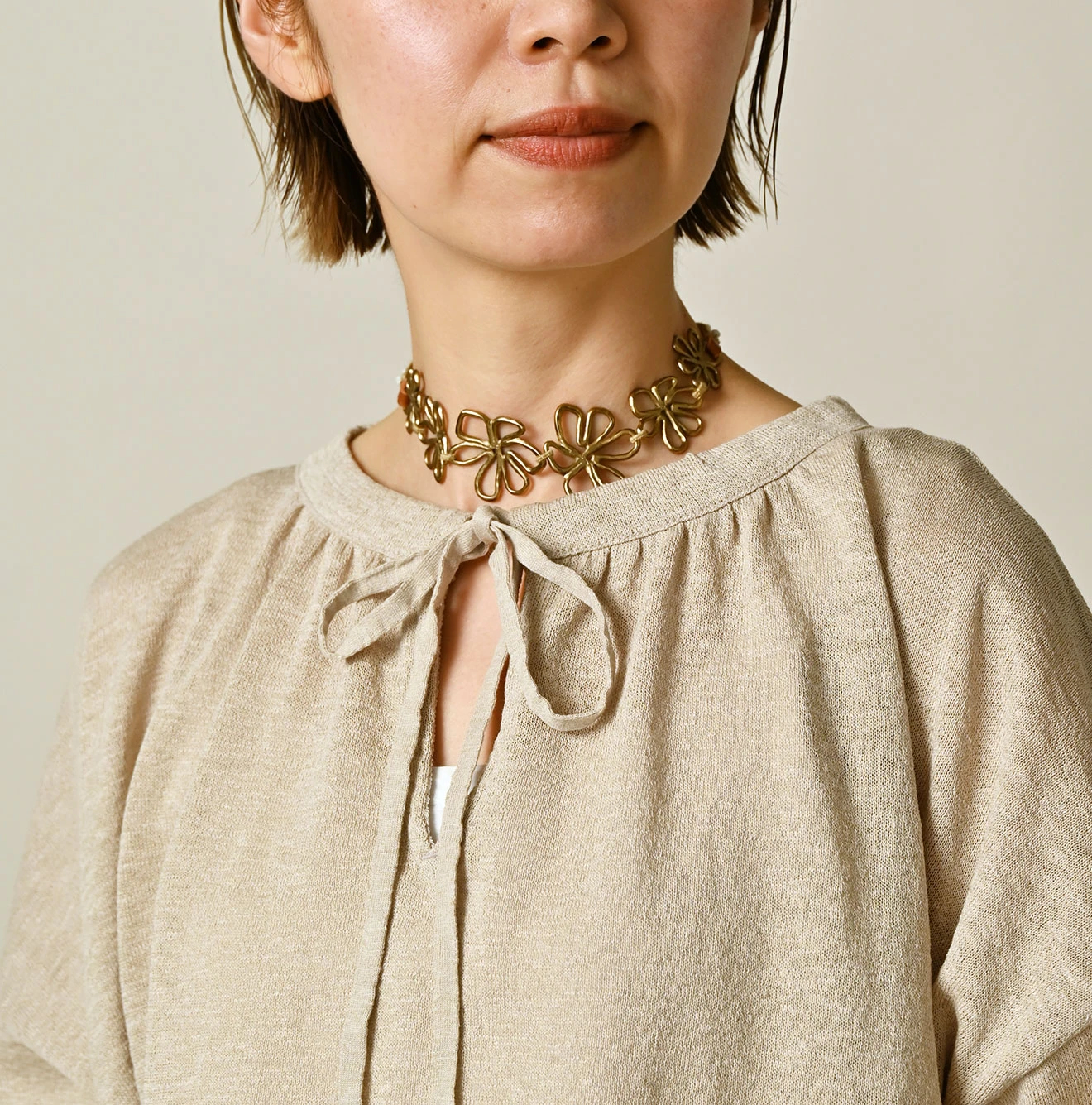 45R(フォーティファイブアール) |ギマのギャザーブラウス