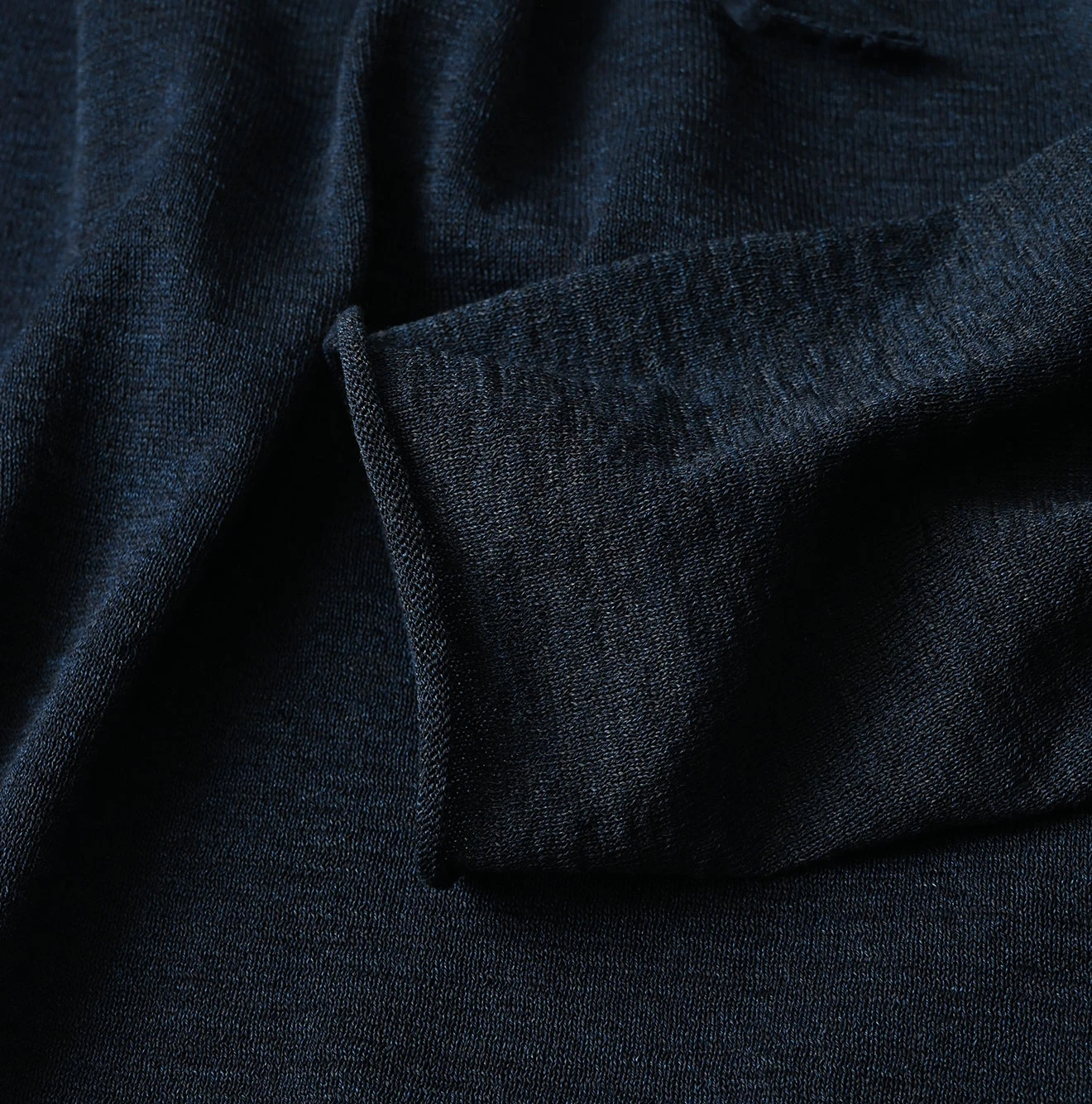 45R(フォーティファイブアール) |ギマのギャザーブラウス（インディゴ）