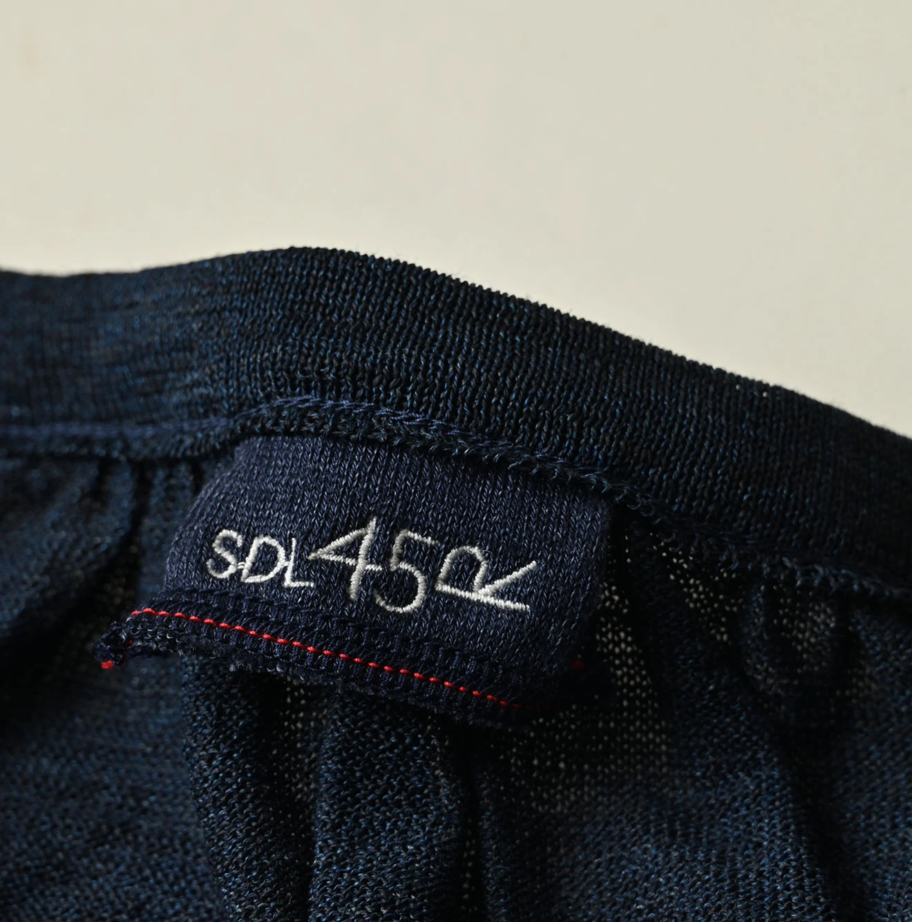 45R(フォーティファイブアール) |ギマのギャザーブラウス（インディゴ）