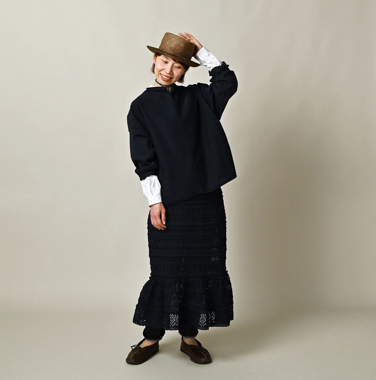 45R(フォーティファイブアール) |カチカチギマの908馬セーター（インディゴ）