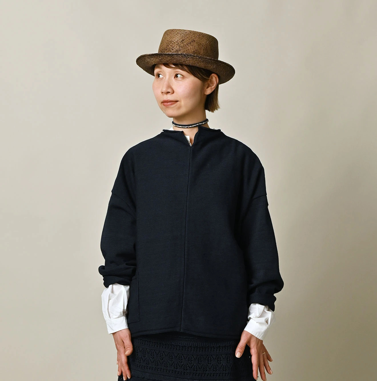 45R(フォーティファイブアール) |カチカチギマの908馬セーター（インディゴ）