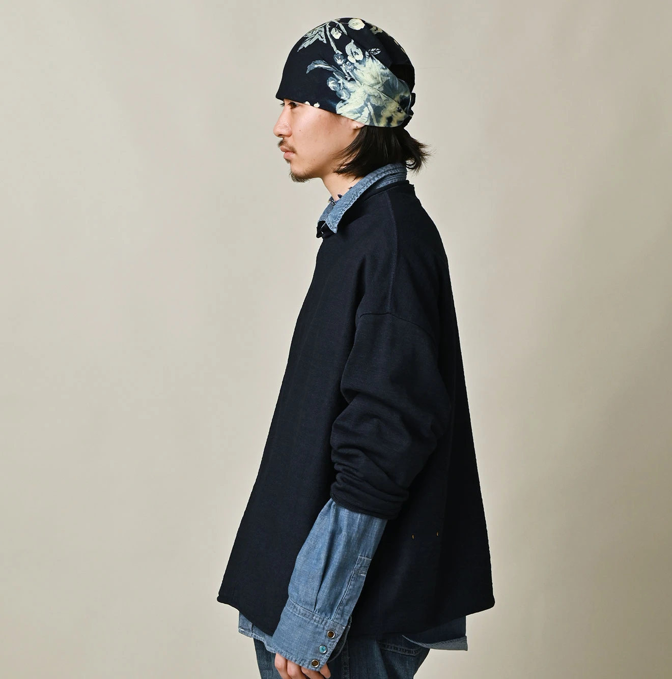 45R(フォーティファイブアール) |カチカチギマの908馬セーター（インディゴ）