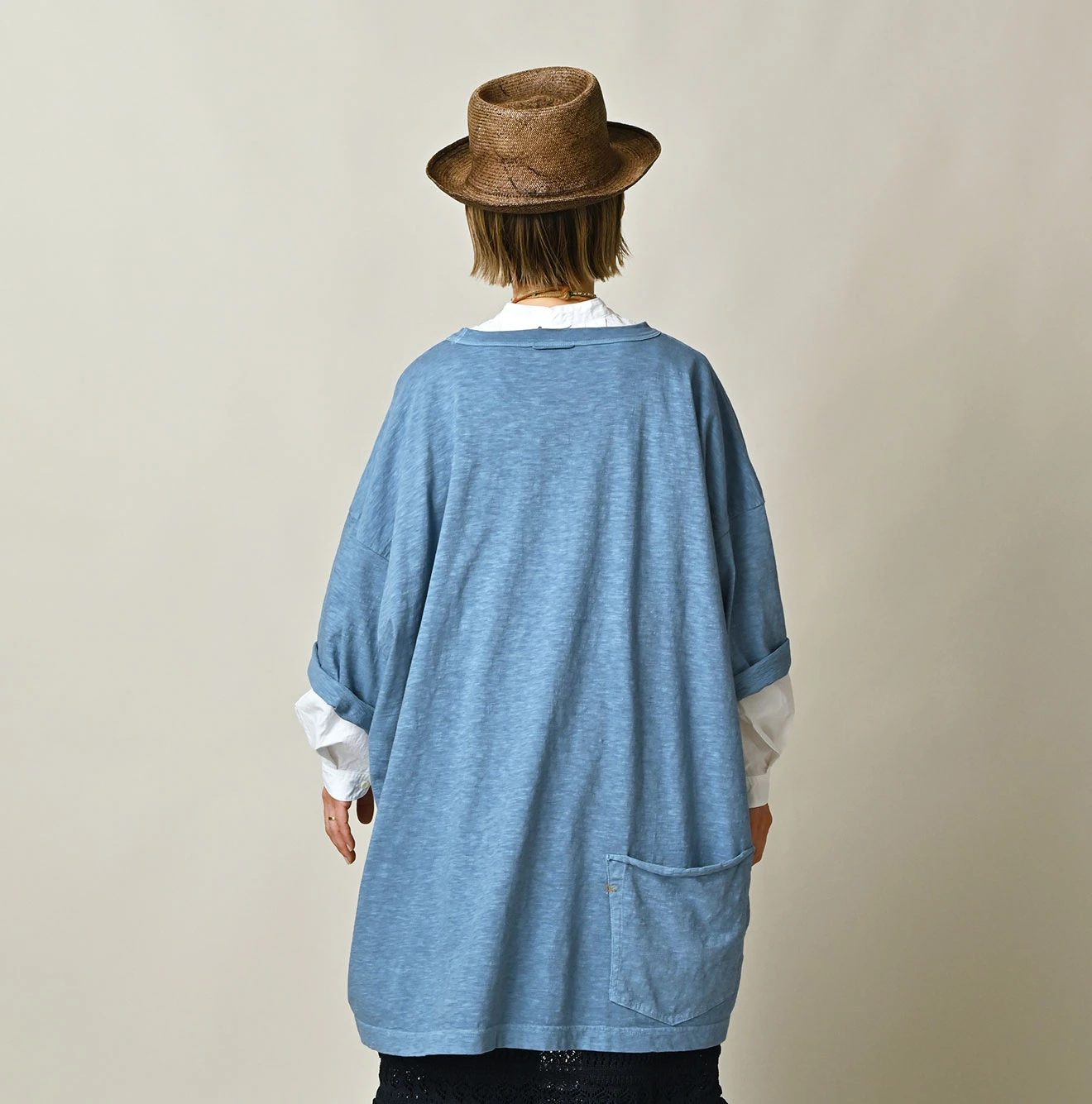 45R(フォーティファイブアール) |天竺の908オーシャンTシャツ 9.8サイズ（45草染）