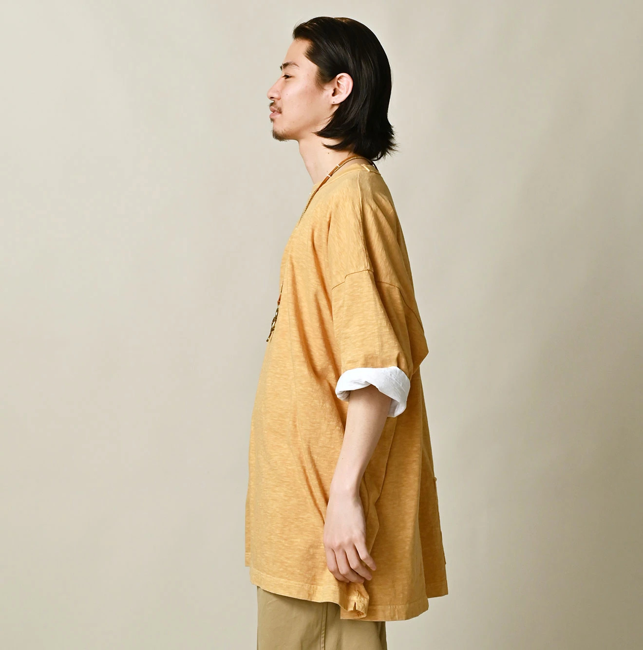 45R(フォーティファイブアール) |天竺の908オーシャンTシャツ 9.8サイズ（45草染）