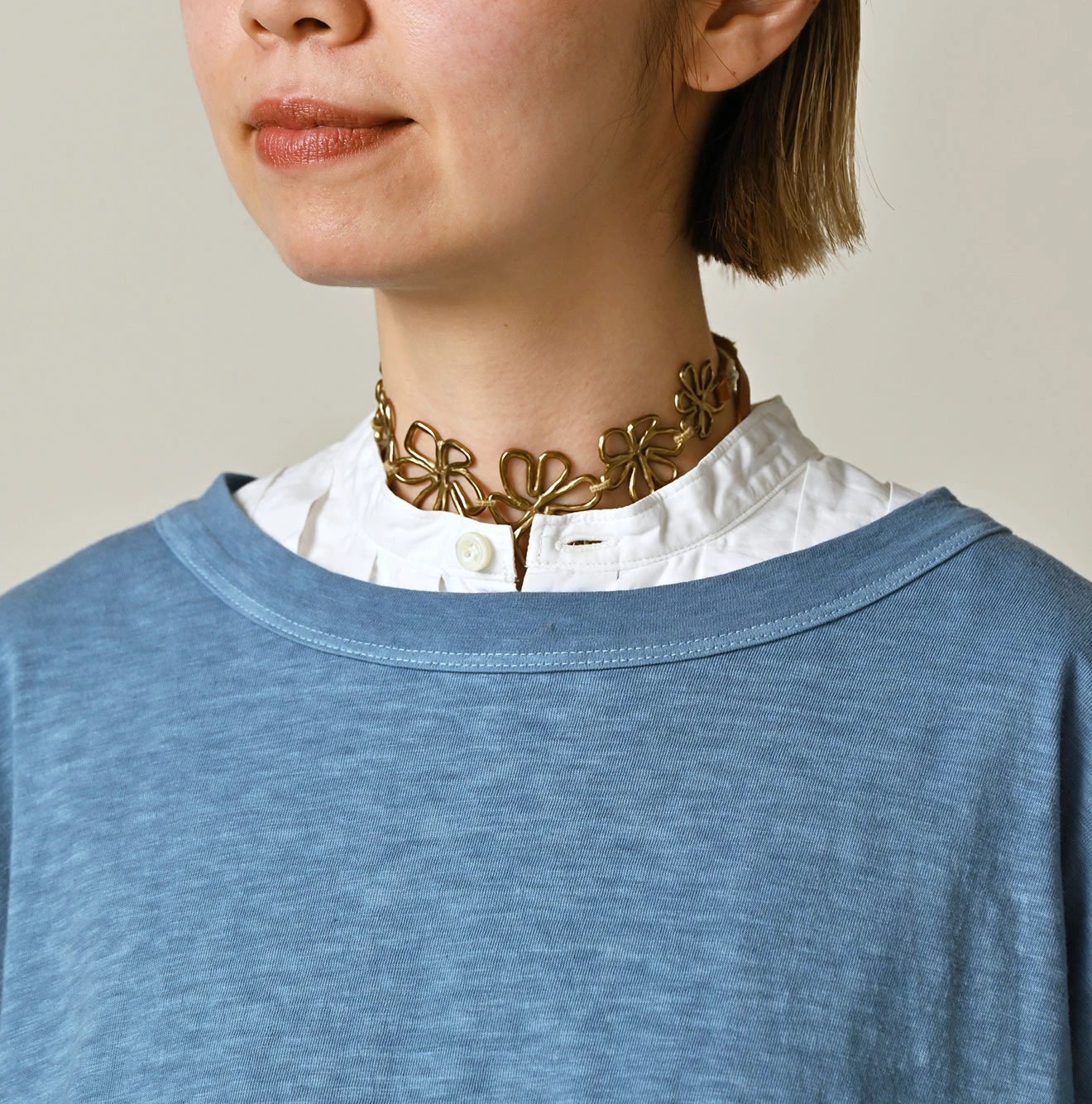 45R(フォーティファイブアール) |天竺の908オーシャンTシャツ 9.8サイズ（45草染）