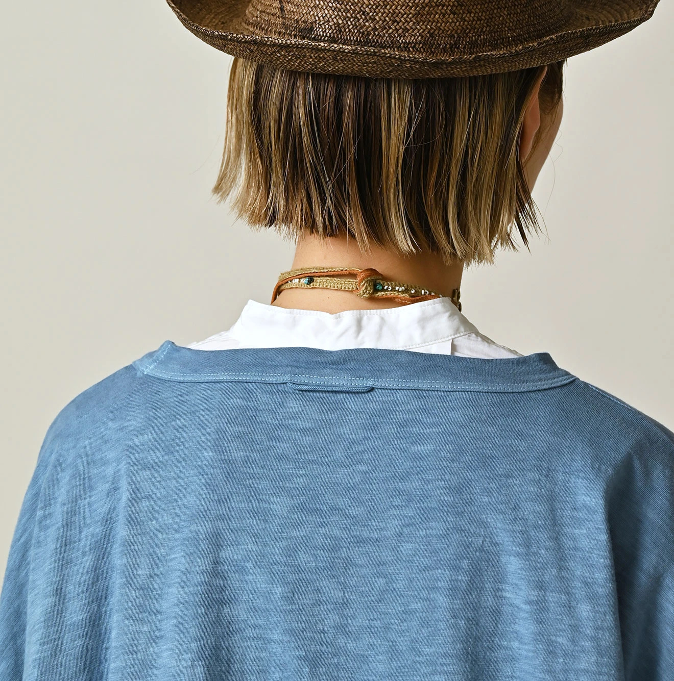 45R(フォーティファイブアール) |天竺の908オーシャンTシャツ 9.8サイズ（45草染）