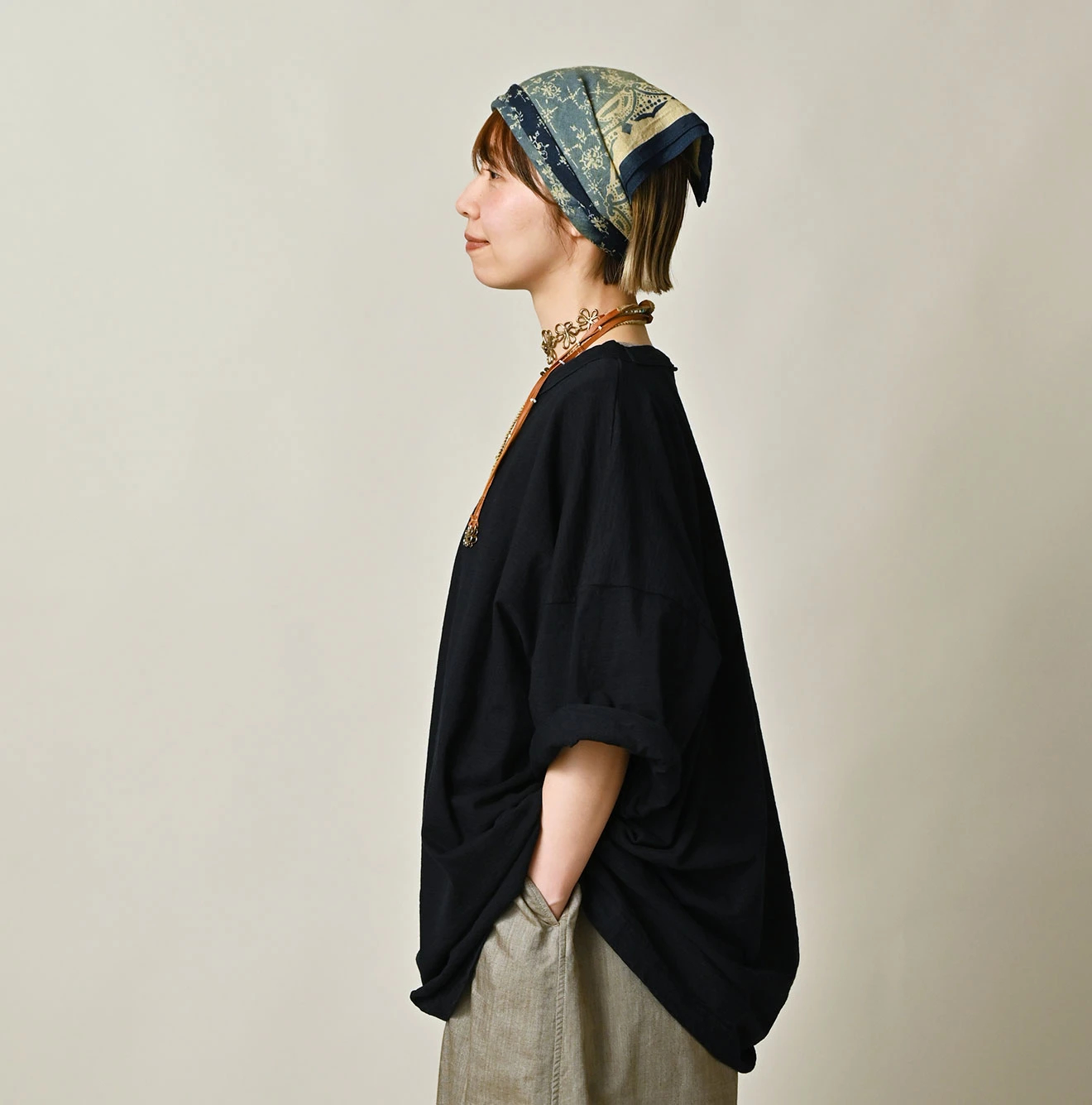 45R(フォーティファイブアール) |天竺の908オーシャンTシャツ 9.8サイズ（インディゴ）