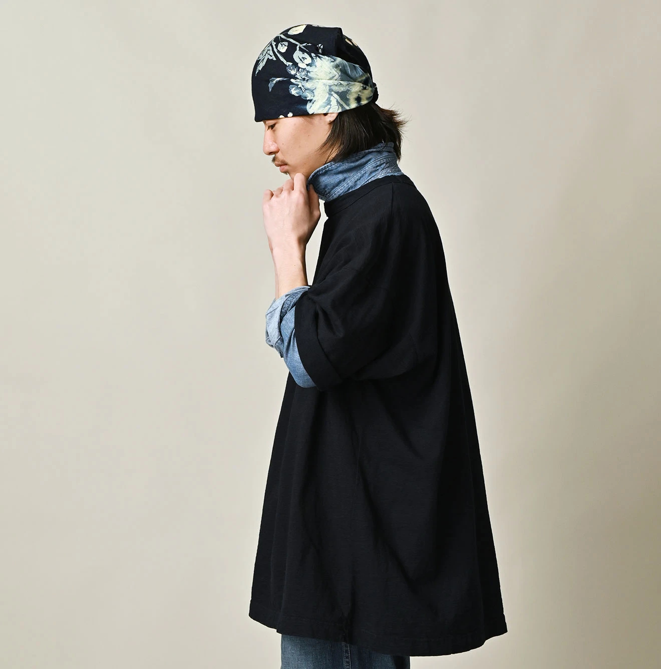 45R(フォーティファイブアール) |天竺の908オーシャンTシャツ 9.8サイズ（インディゴ）