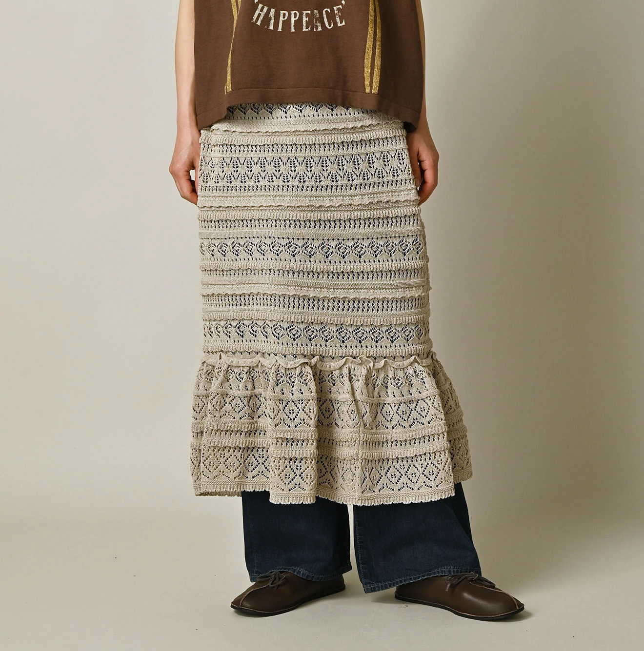 45R(フォーティファイブアール) |ギマのレーススカート