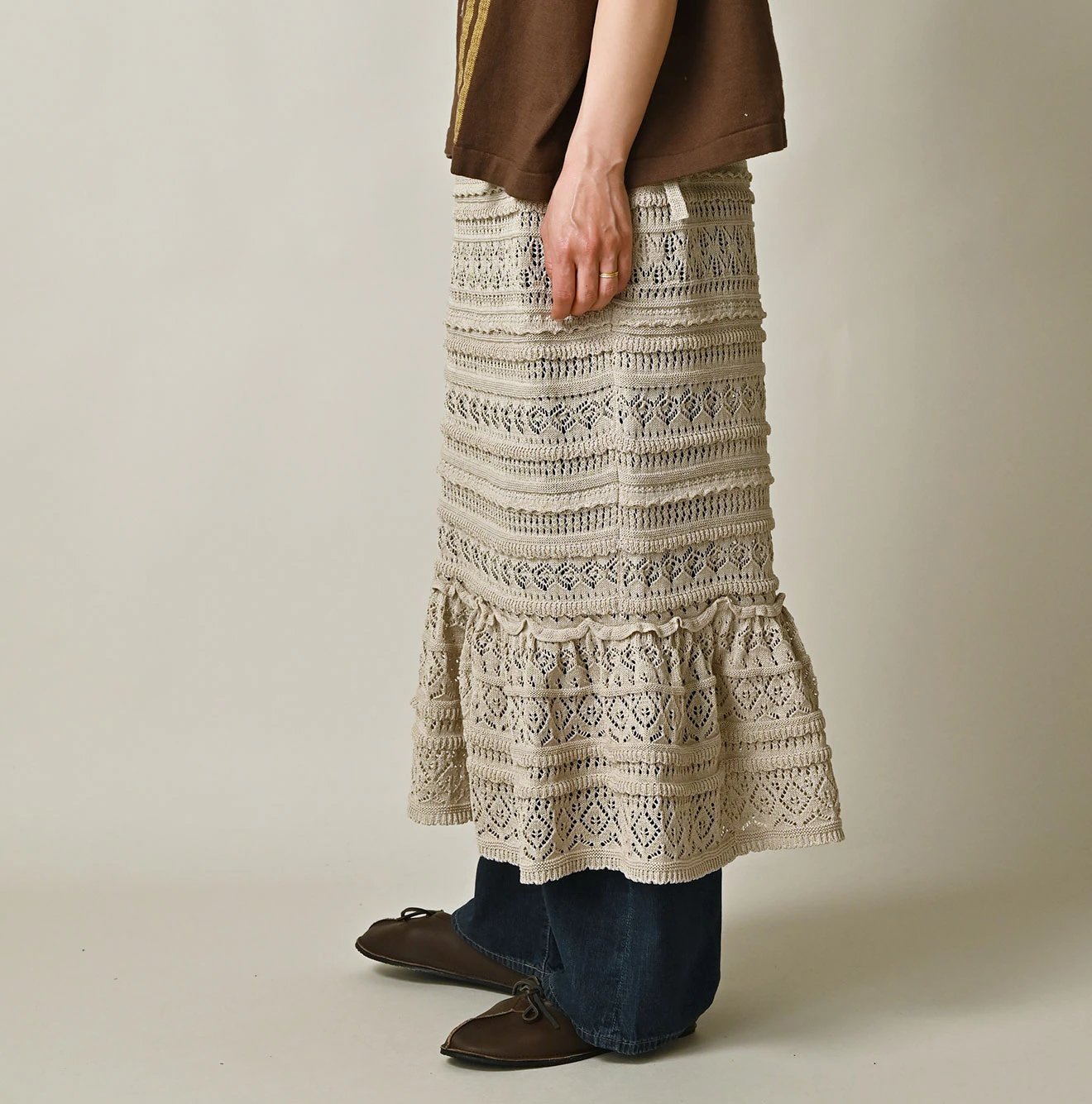 45R(フォーティファイブアール) |ギマのレーススカート