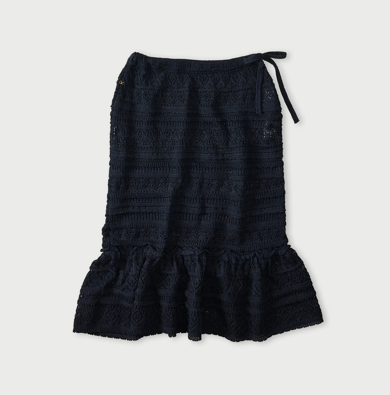 45R(フォーティファイブアール) |ギマのレーススカート（インディゴ）