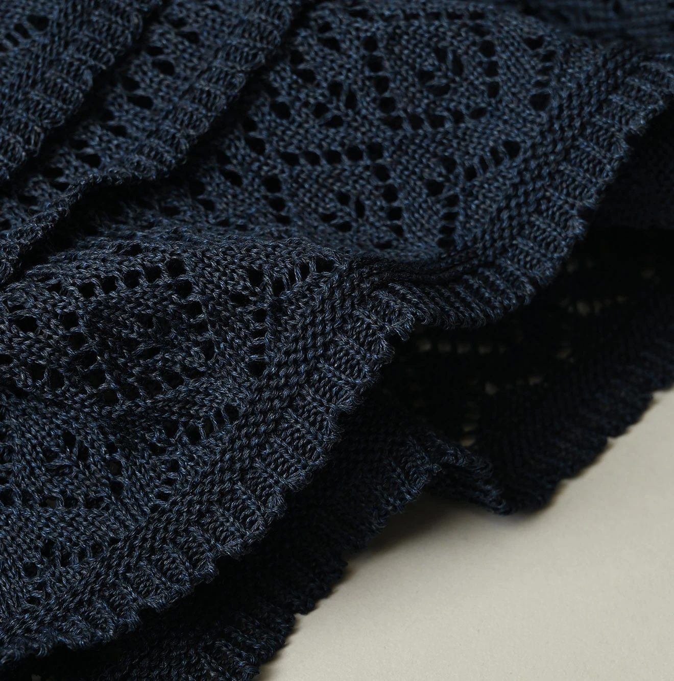 45R(フォーティファイブアール) |ギマのレーススカート（インディゴ）