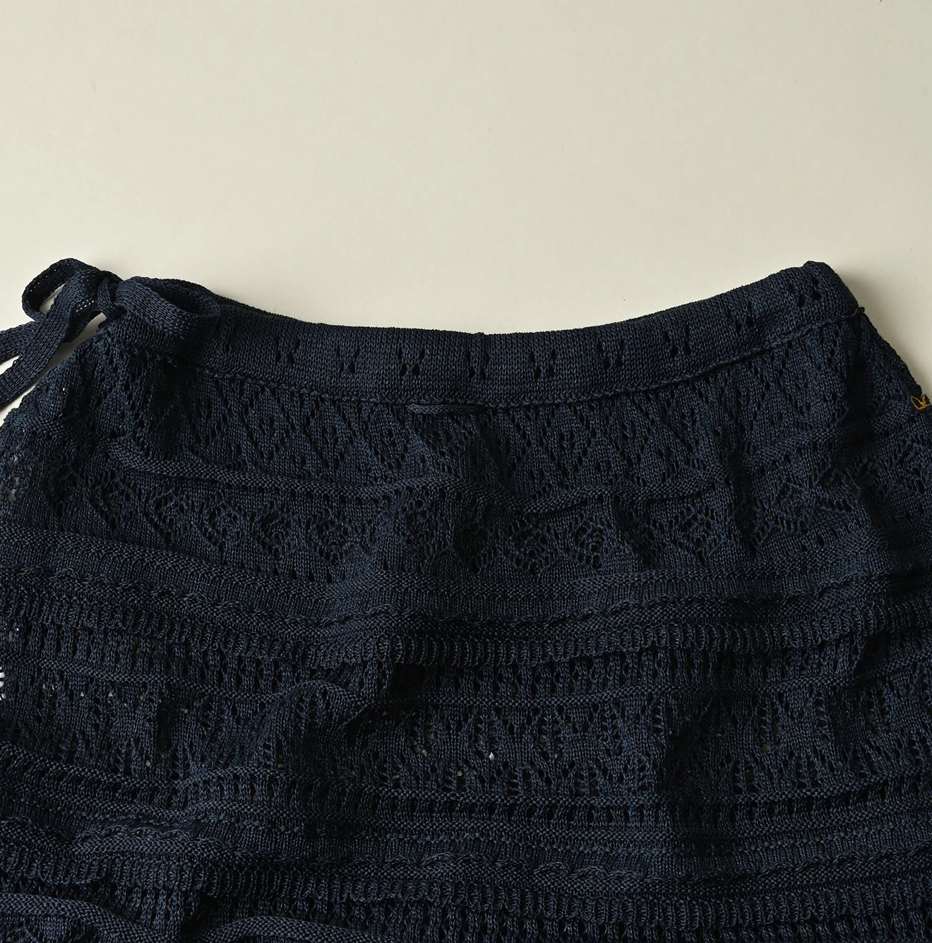 45R(フォーティファイブアール) |ギマのレーススカート（インディゴ）