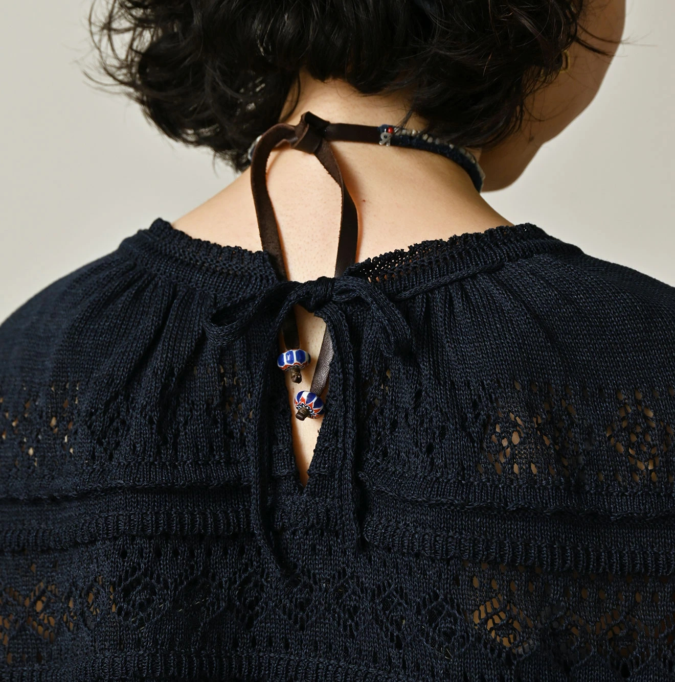 45R(フォーティファイブアール) |ギマのレースMシャツ（インディゴ）