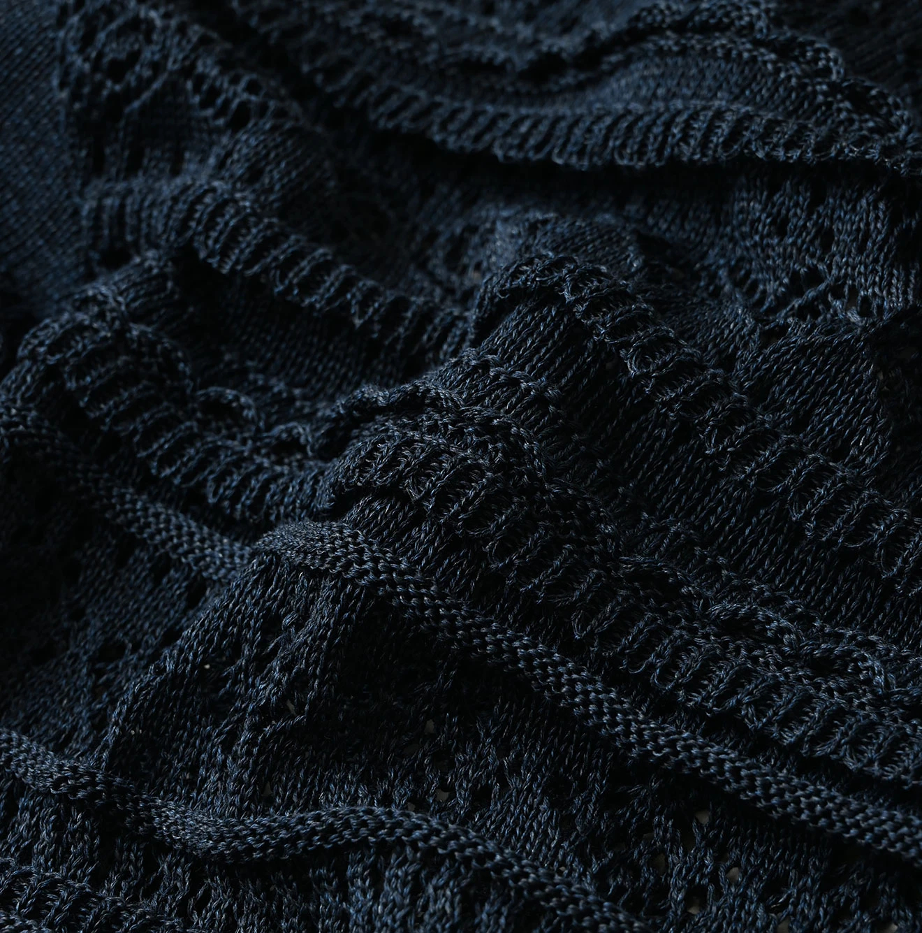 45R(フォーティファイブアール) |ギマのレースMシャツ（インディゴ）