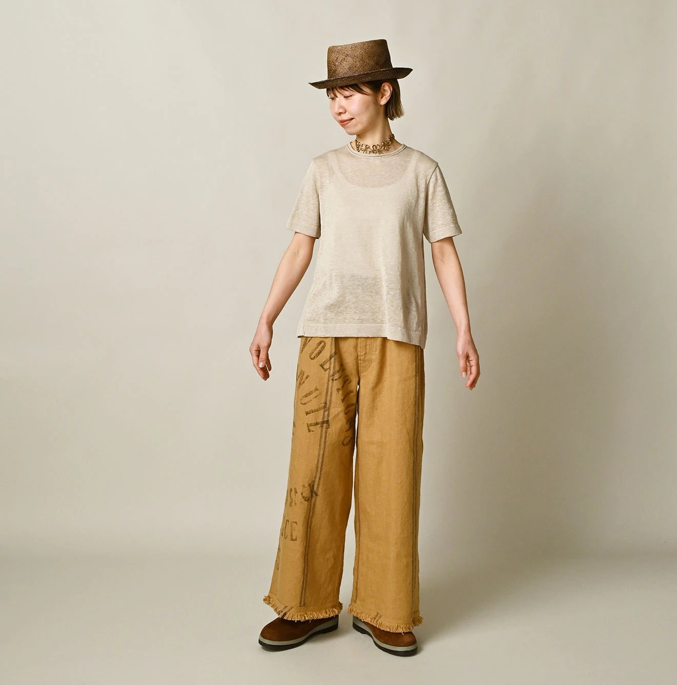 45R(フォーティファイブアール) |ギマのフレアTシャツ