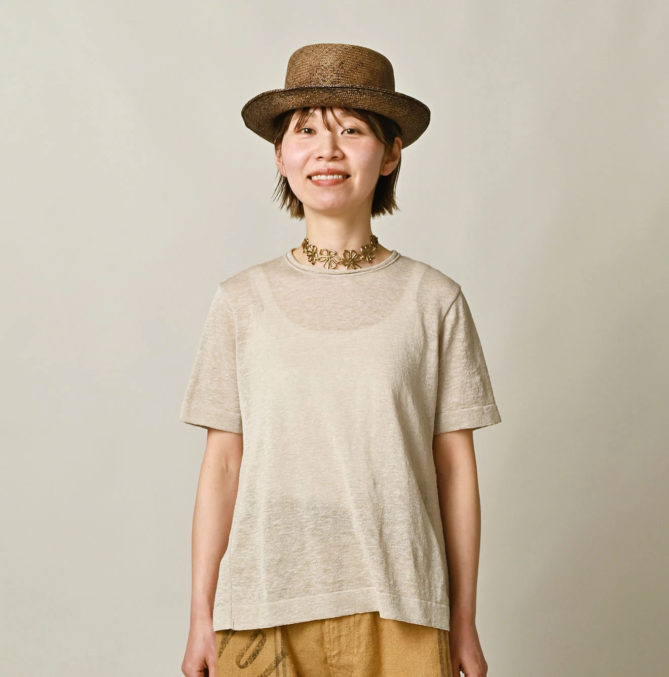 45R(フォーティファイブアール) |ギマのフレアTシャツ