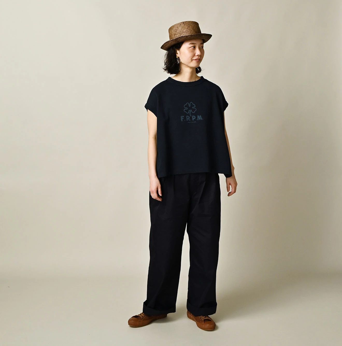 45R(フォーティファイブアール) |ONEONE 宝物のMキャミ（インディゴ）