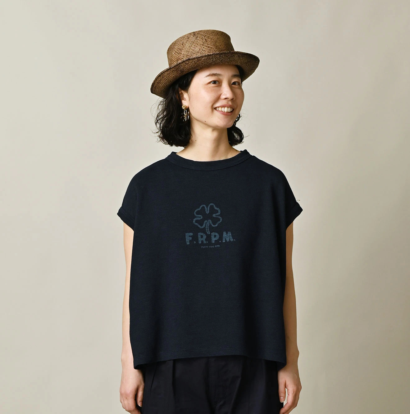 45R(フォーティファイブアール) |ONEONE 宝物のMキャミ（インディゴ）