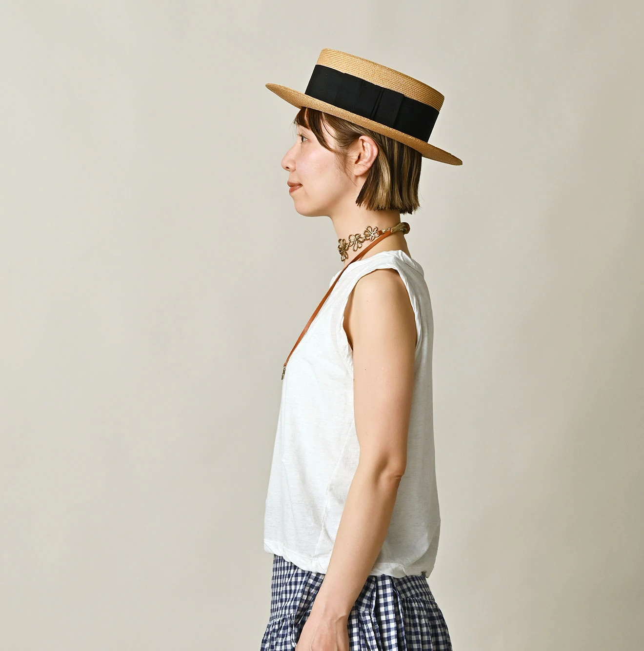 45R(フォーティファイブアール) |ONEONE 宝物の超ガーゼ天竺キャミ（トップ）