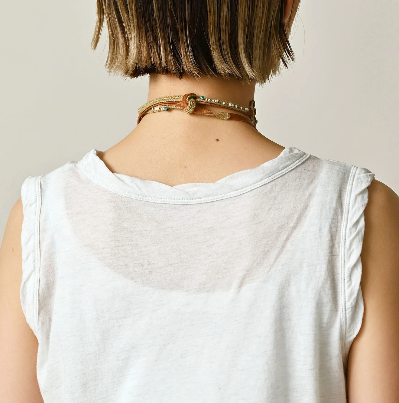 45R(フォーティファイブアール) |ONEONE 宝物の超ガーゼ天竺キャミ（トップ）