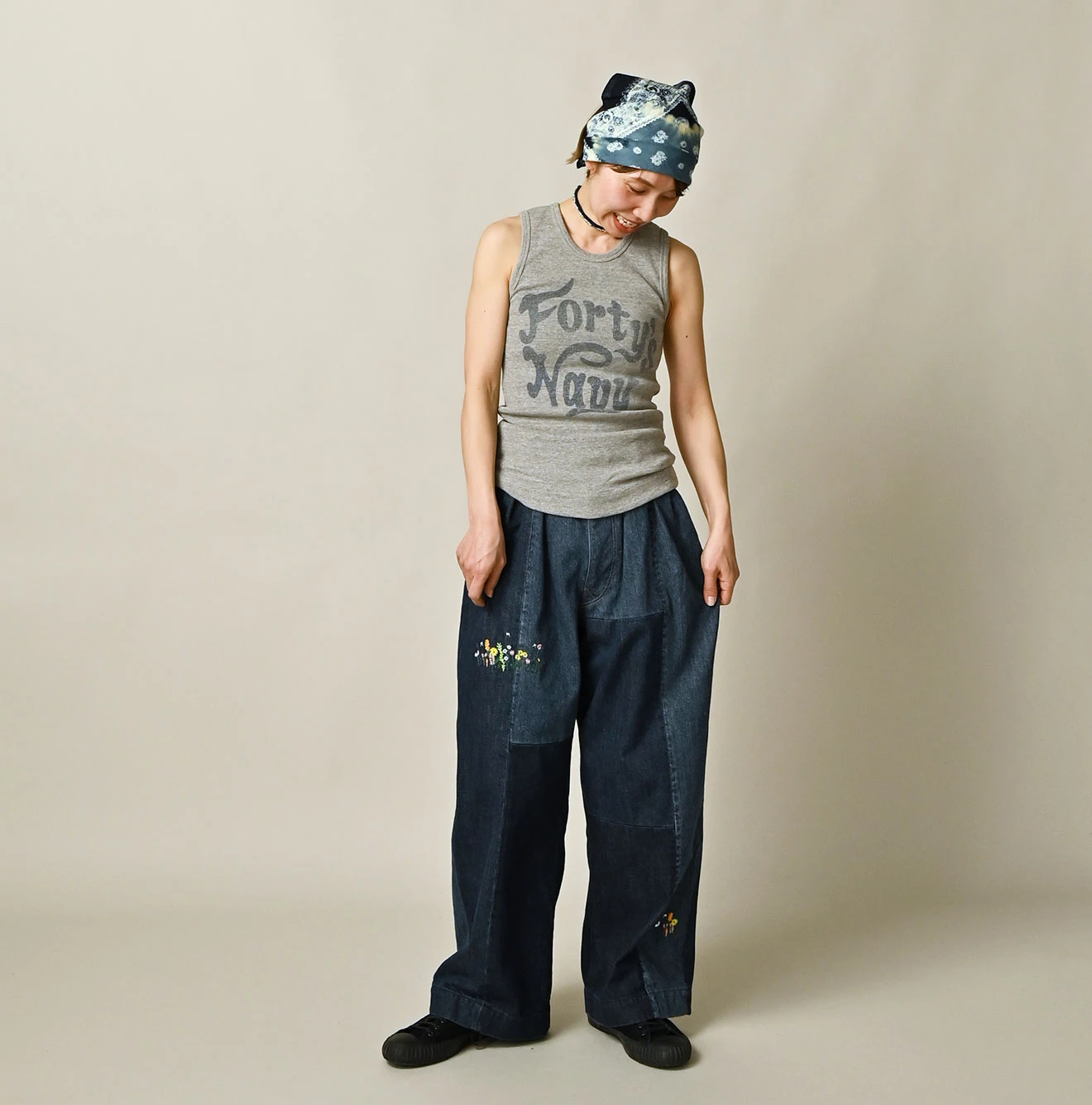 45R(フォーティファイブアール) |ONEONE 宝物のフライスキャミ（トップ）