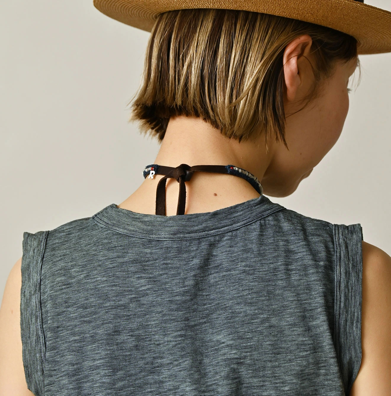 45R(フォーティファイブアール) |ONEONE 宝物のボーダー天竺キャミ（インディゴ）