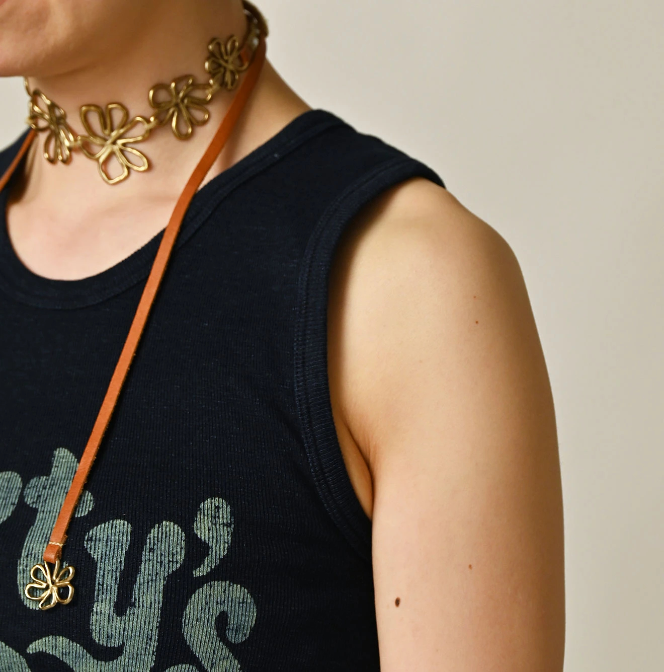 45R(フォーティファイブアール) |ONEONE 宝物のフライスキャミ（インディゴ）