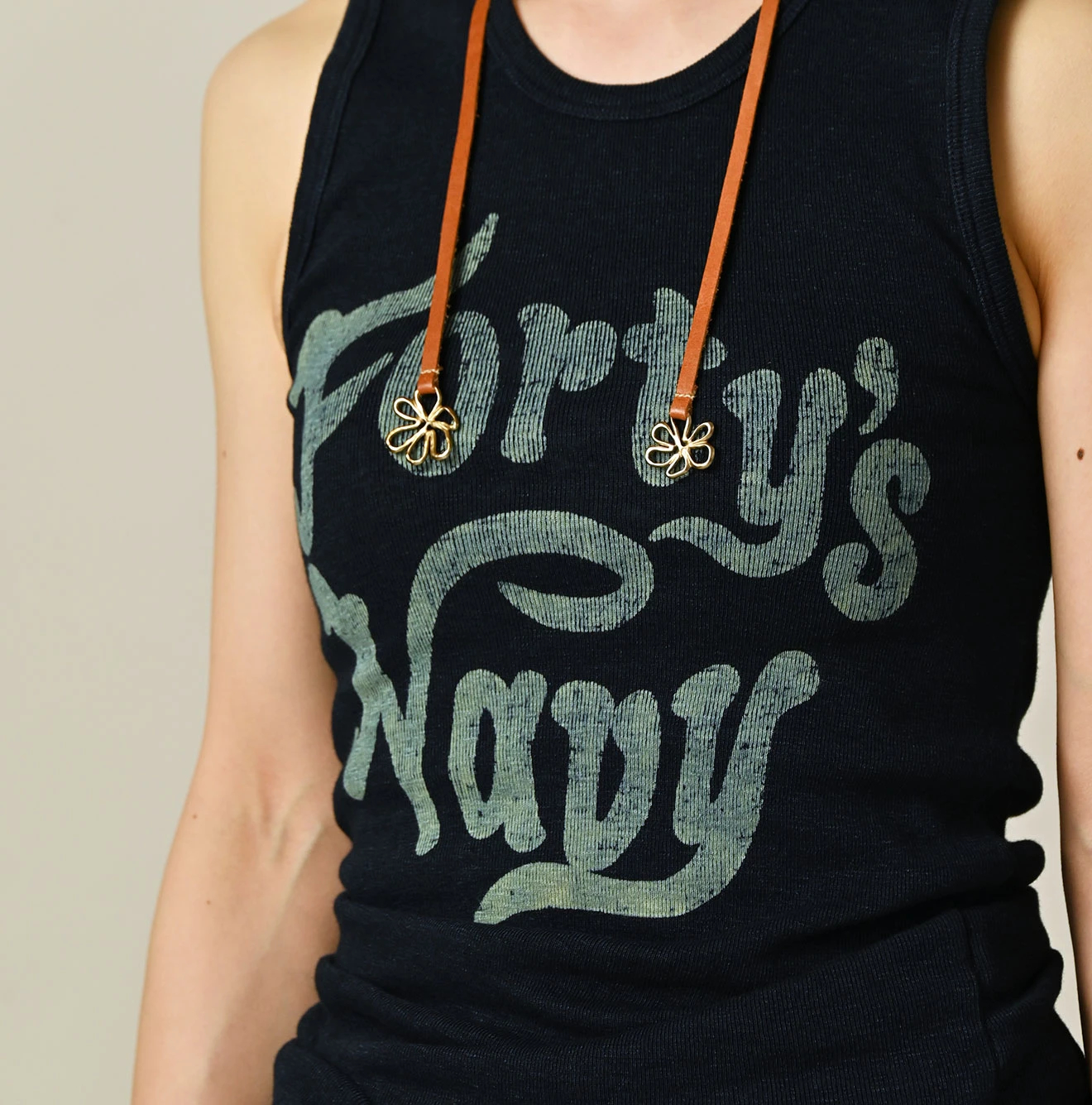 45R(フォーティファイブアール) |ONEONE 宝物のフライスキャミ（インディゴ）