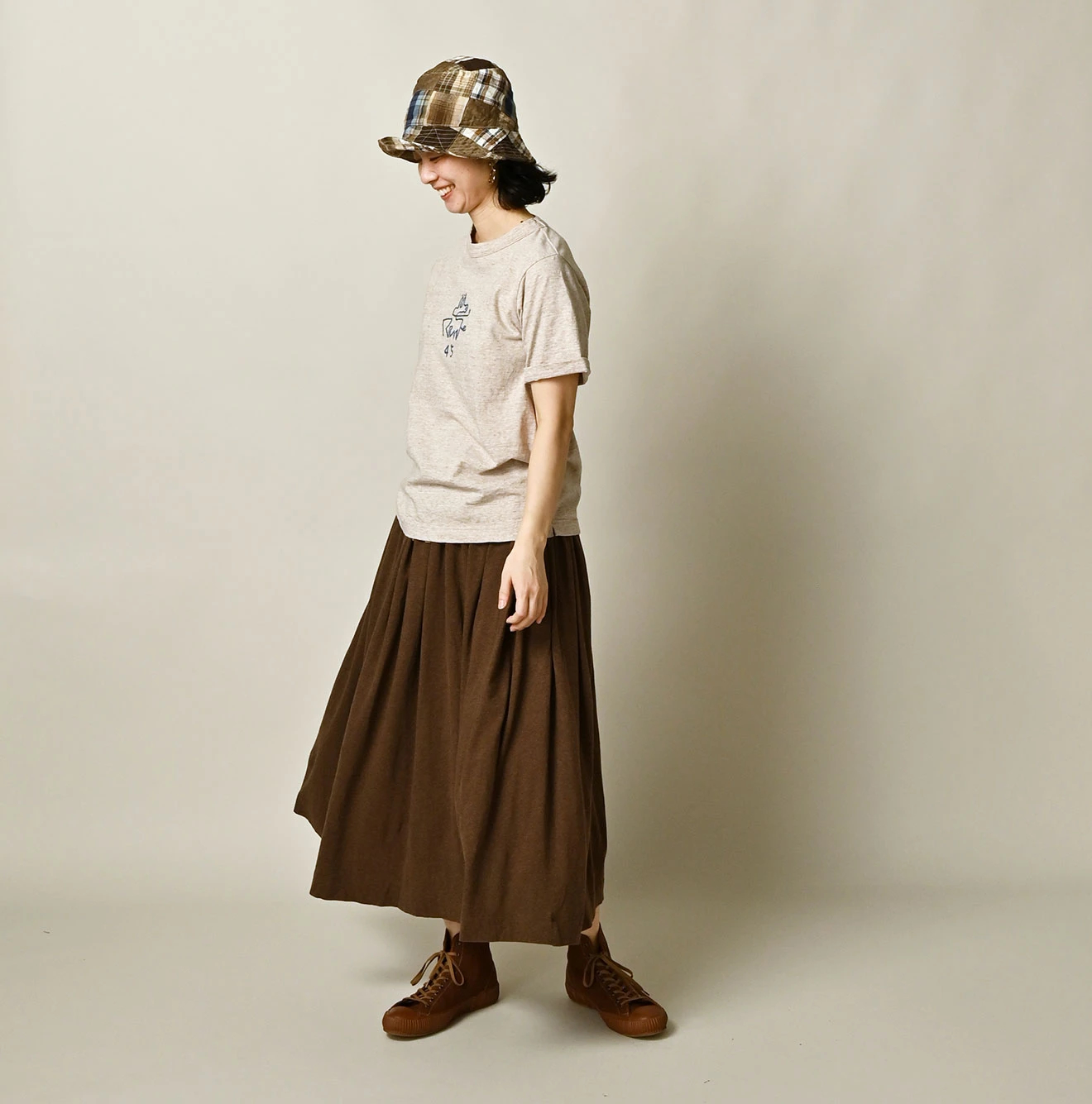 45R(フォーティファイブアール) |ONEONE 宝物のギャザースカート（トップ）