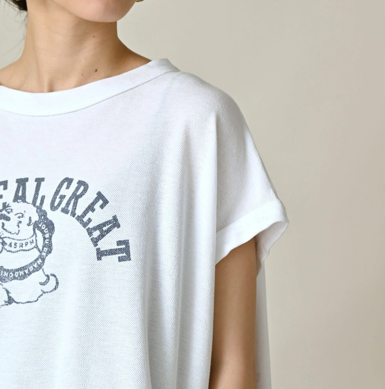 45R(フォーティファイブアール) |ONEONE 宝物の天竺ギャザーMキャミ