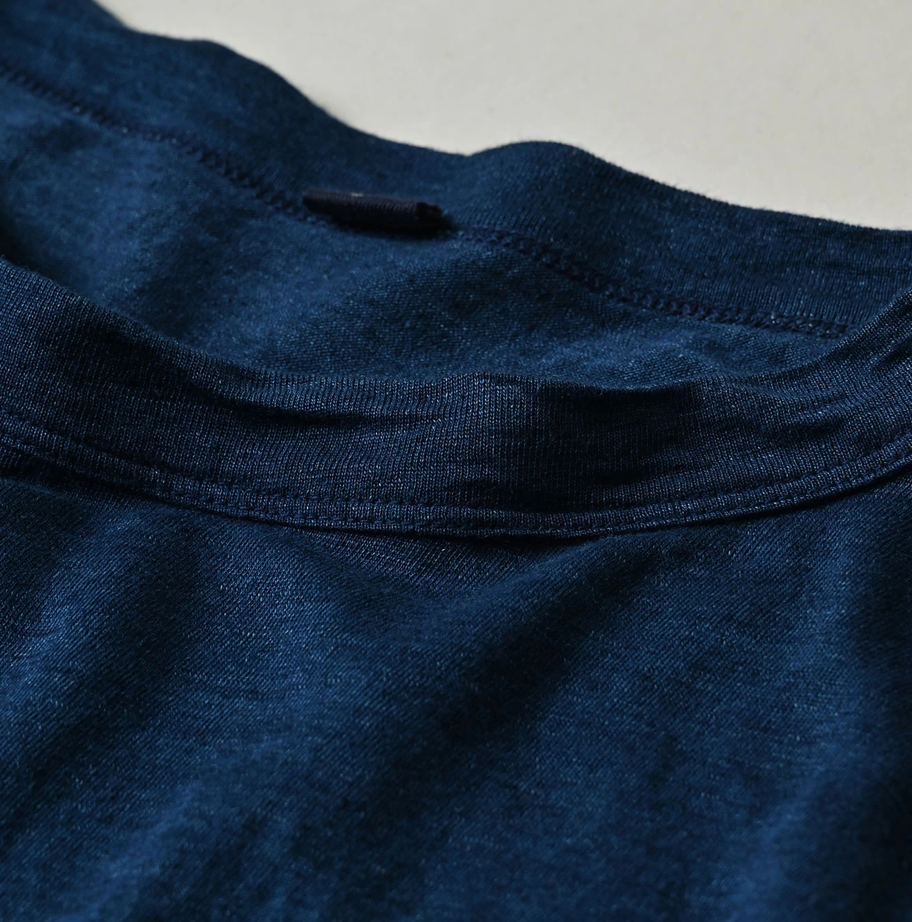 45R(フォーティファイブアール) |ONEONE 宝物のリネン天竺ギャザーMキャミ（インディゴ）