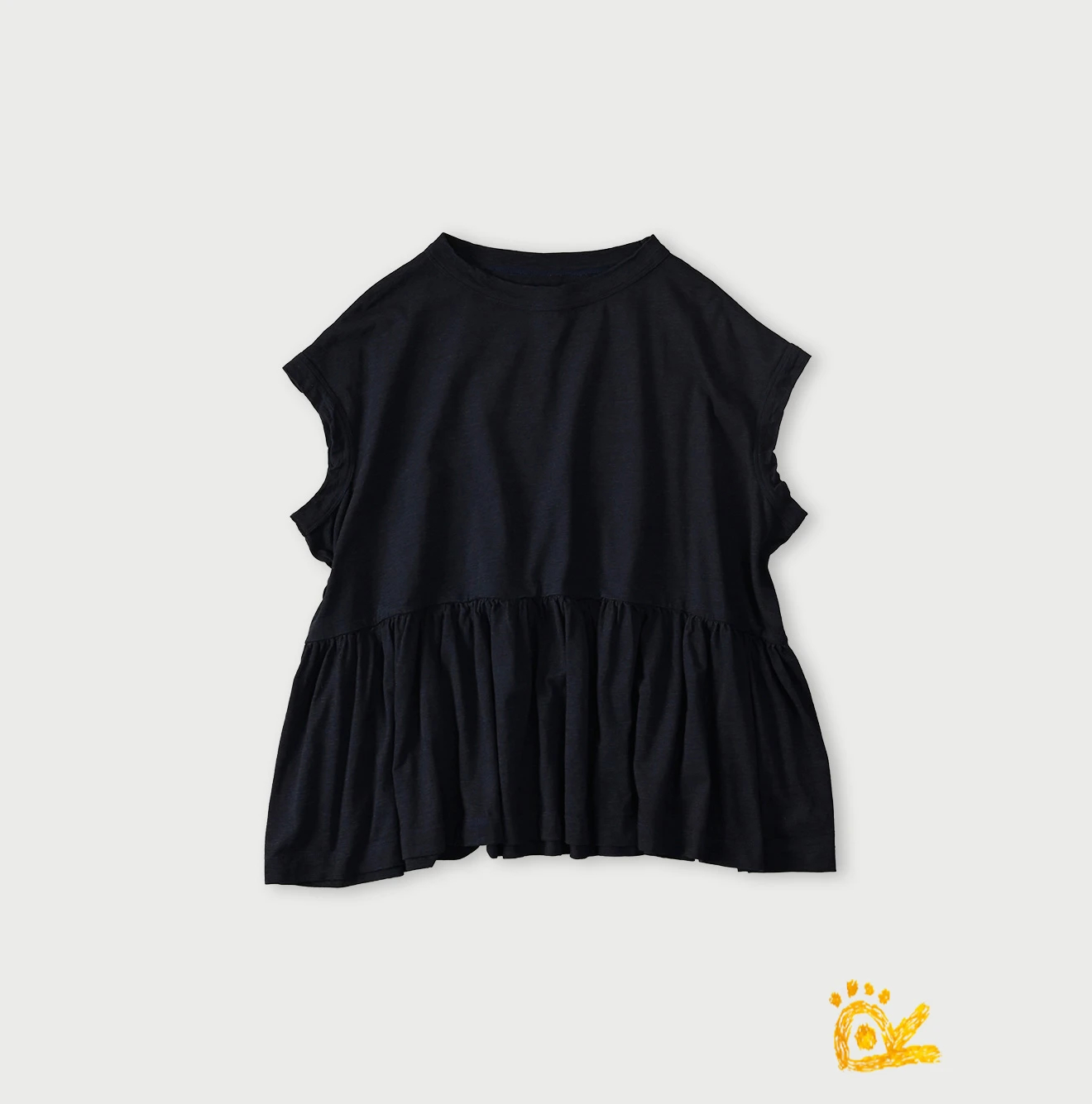 45R(フォーティファイブアール) |ONEONE 宝物のいろいろ天竺ギャザーＭキャミ（インディゴ）