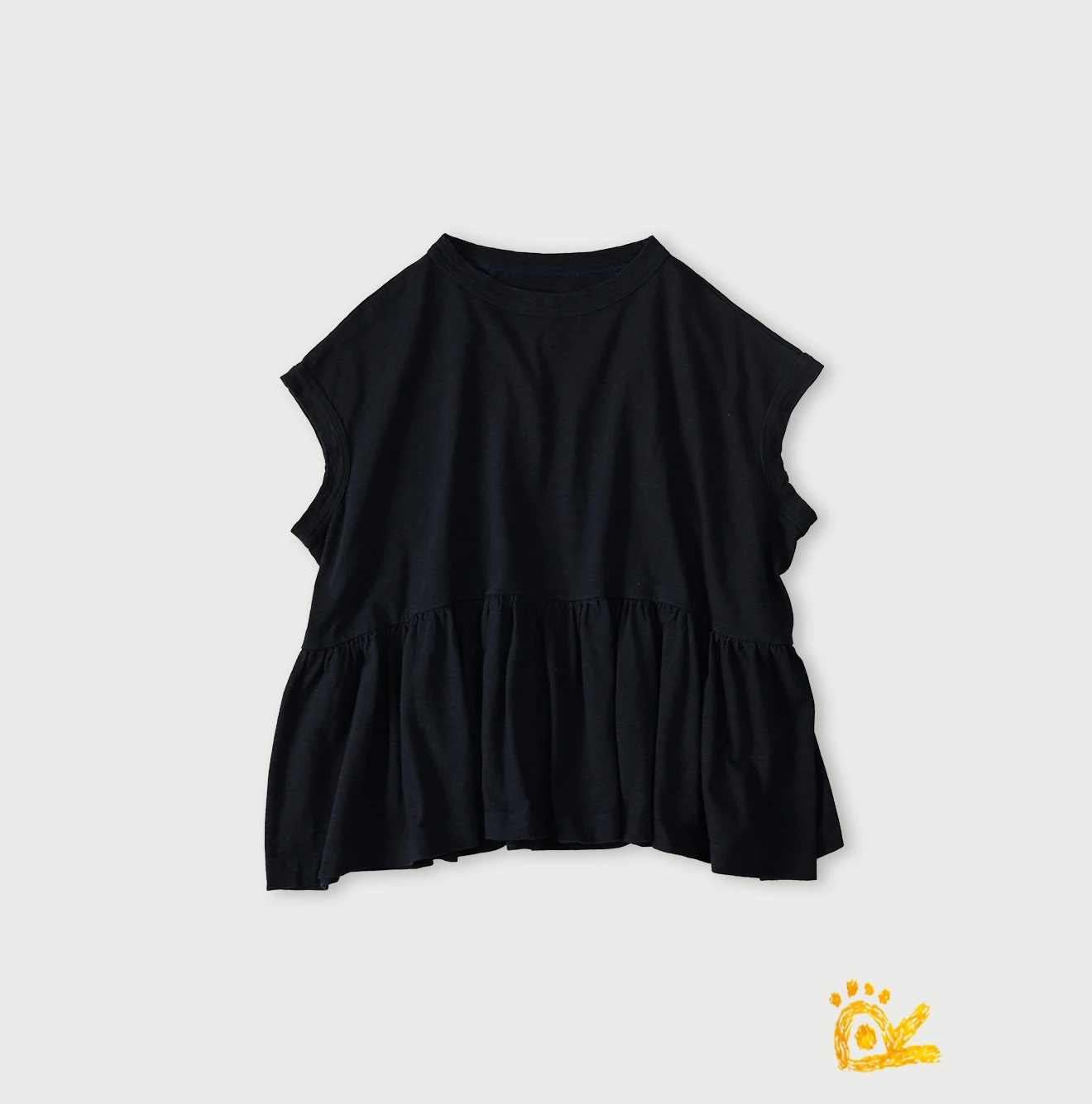 45R(フォーティファイブアール) |ONEONE 宝物のいろいろ天竺ギャザーＭキャミ（インディゴ）