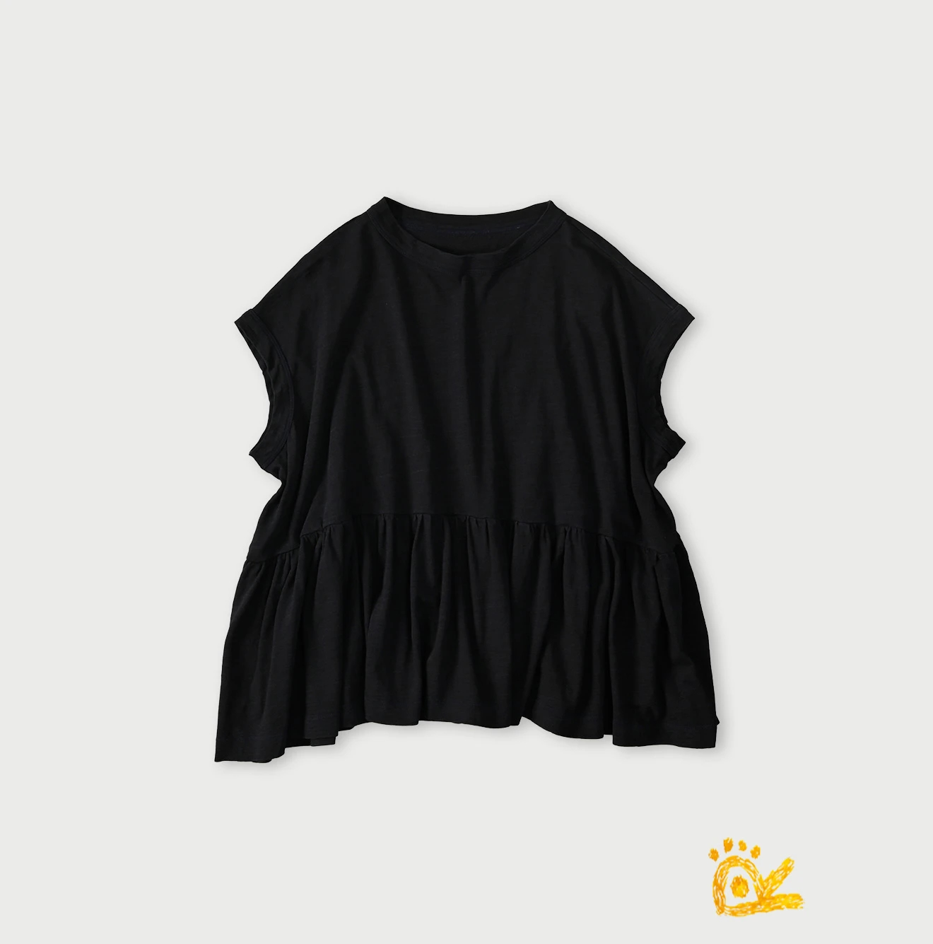 45R(フォーティファイブアール) |ONEONE 宝物のいろいろ天竺ギャザーＭキャミ（インディゴ）