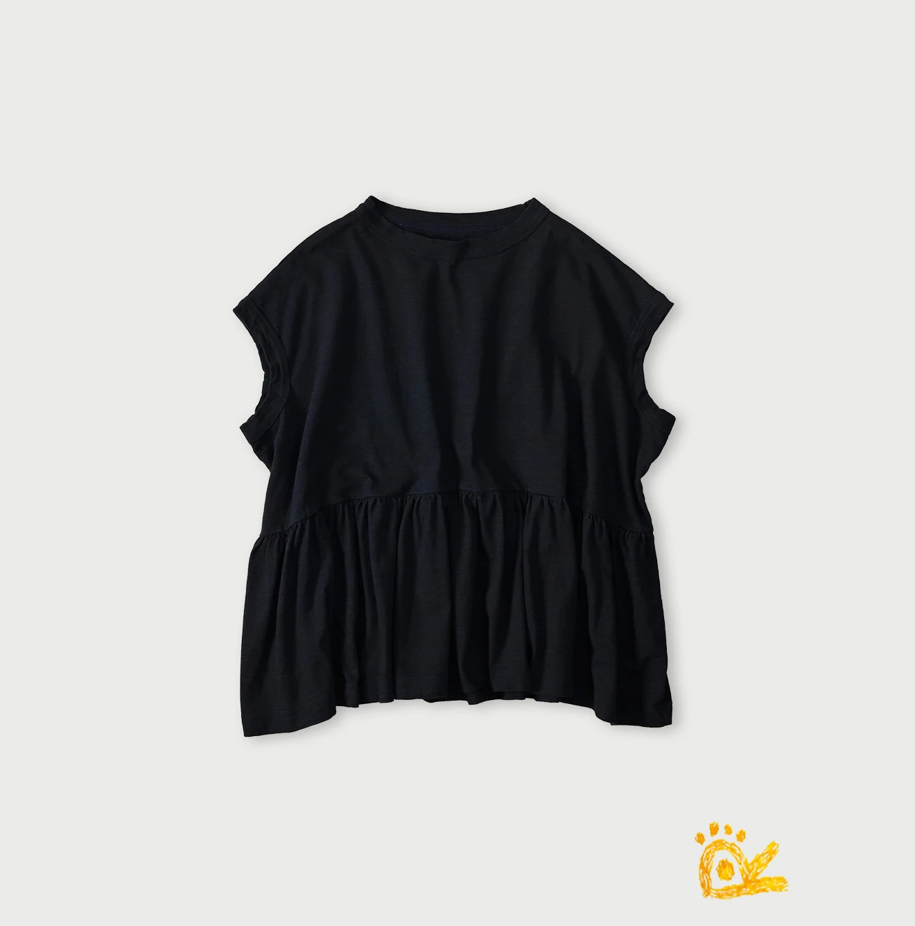 45R(フォーティファイブアール) |ONEONE 宝物のいろいろ天竺ギャザーＭキャミ（インディゴ）