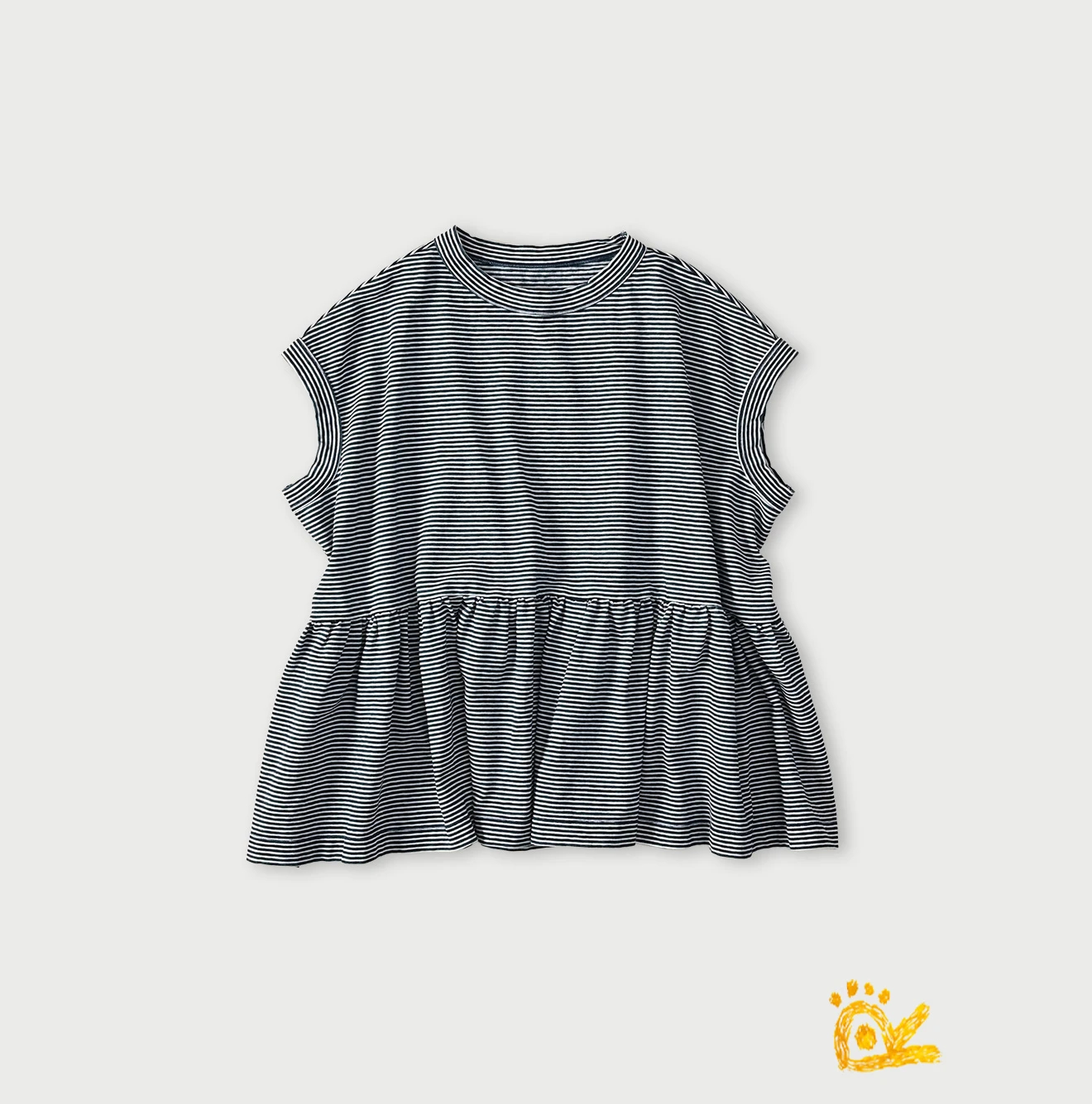 45R(フォーティファイブアール) |ONEONE 宝物のいろいろ天竺ギャザーＭキャミ（インディゴ）