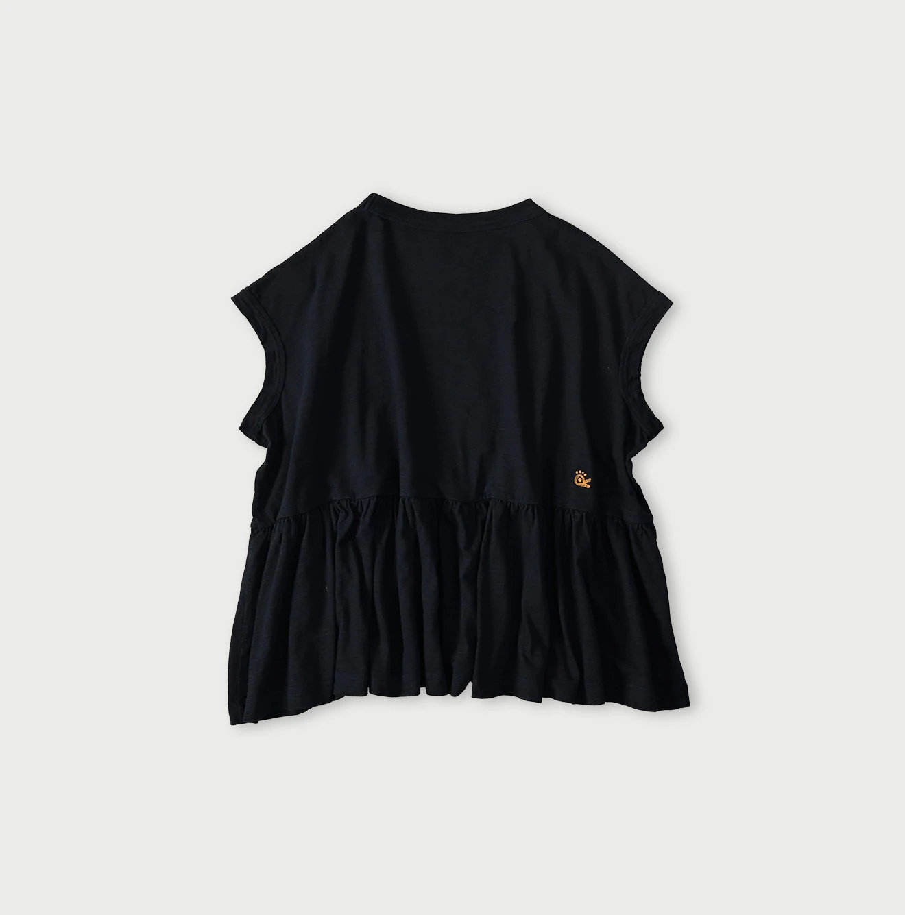 45R(フォーティファイブアール) |ONEONE 宝物のいろいろ天竺ギャザーＭキャミ（インディゴ）